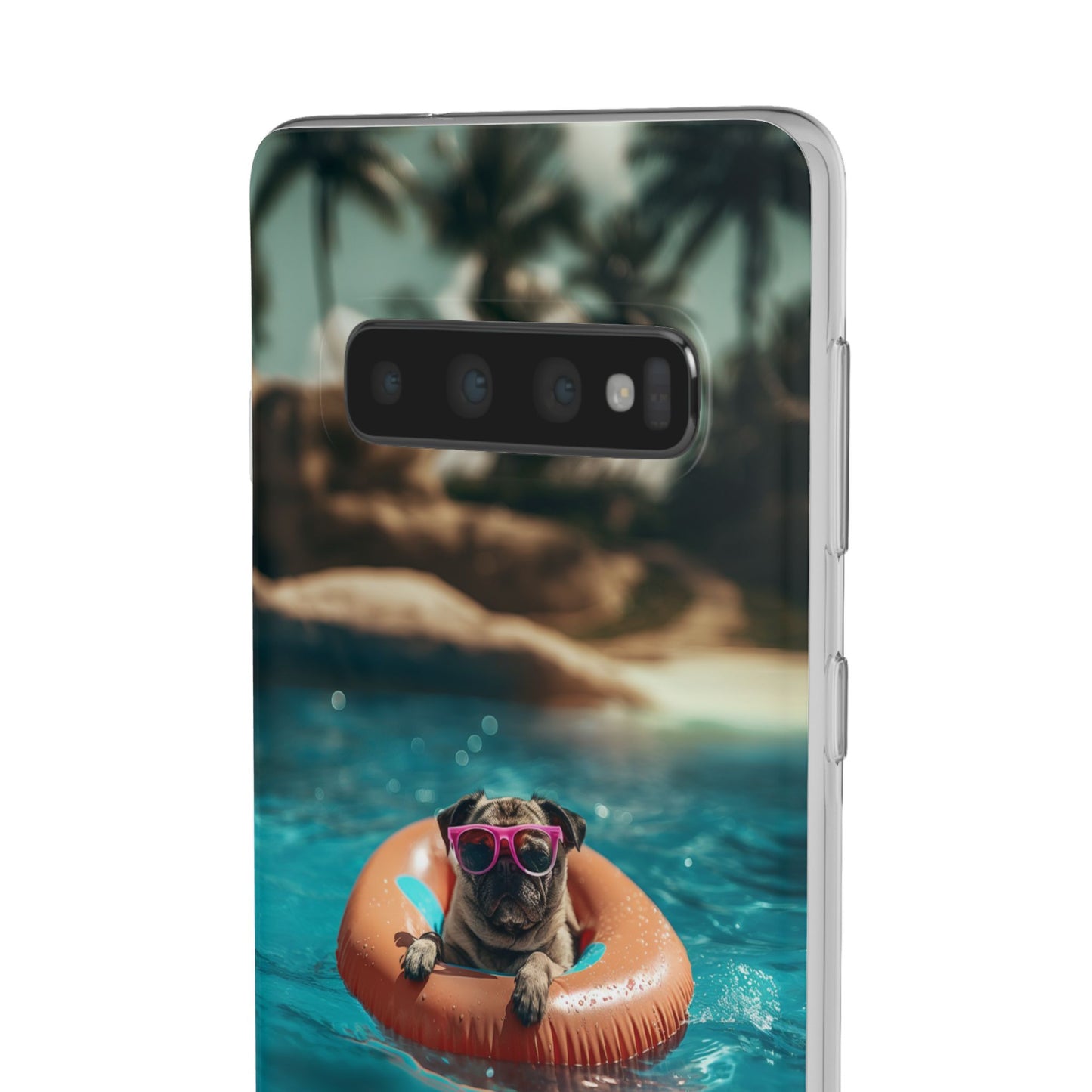 Pug Summer iPhone & Samsung Flexi Cases