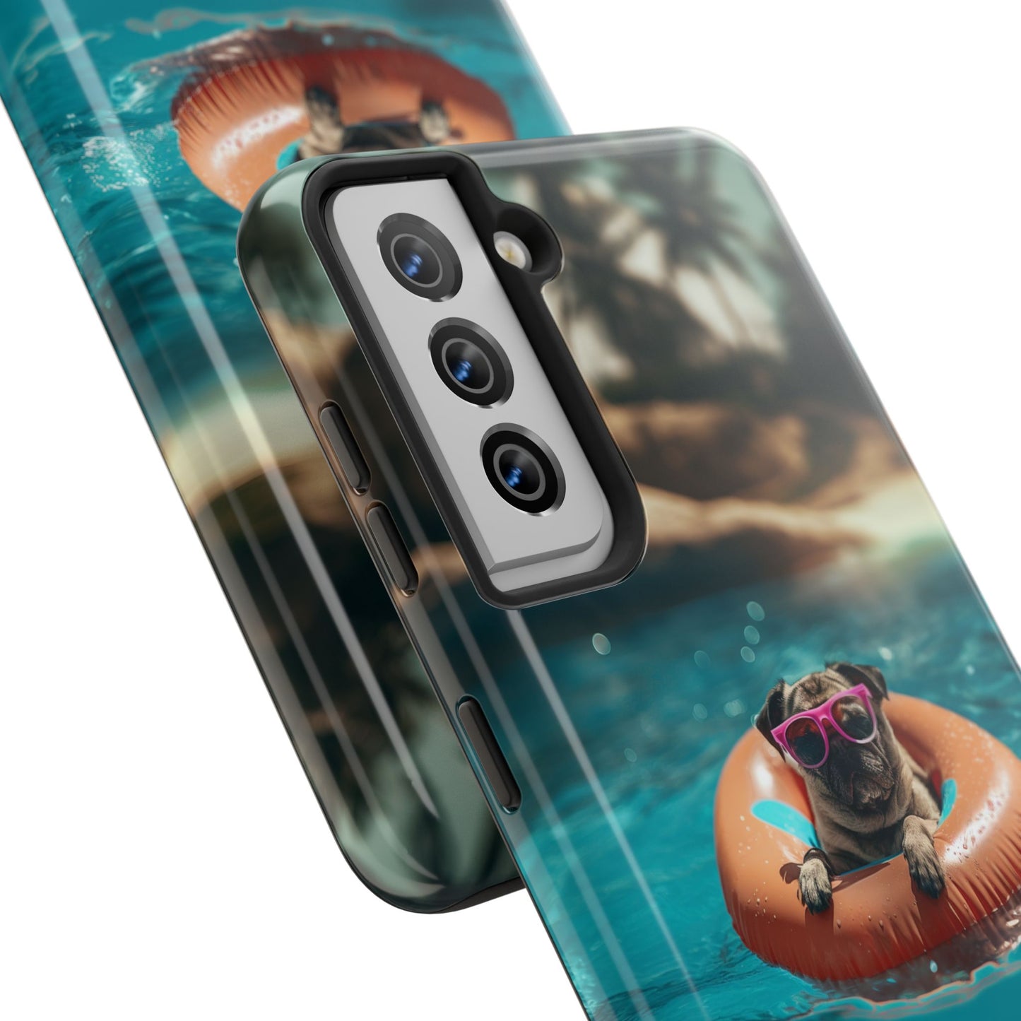 Pug Summer Tough iPhone & Samsung Cases