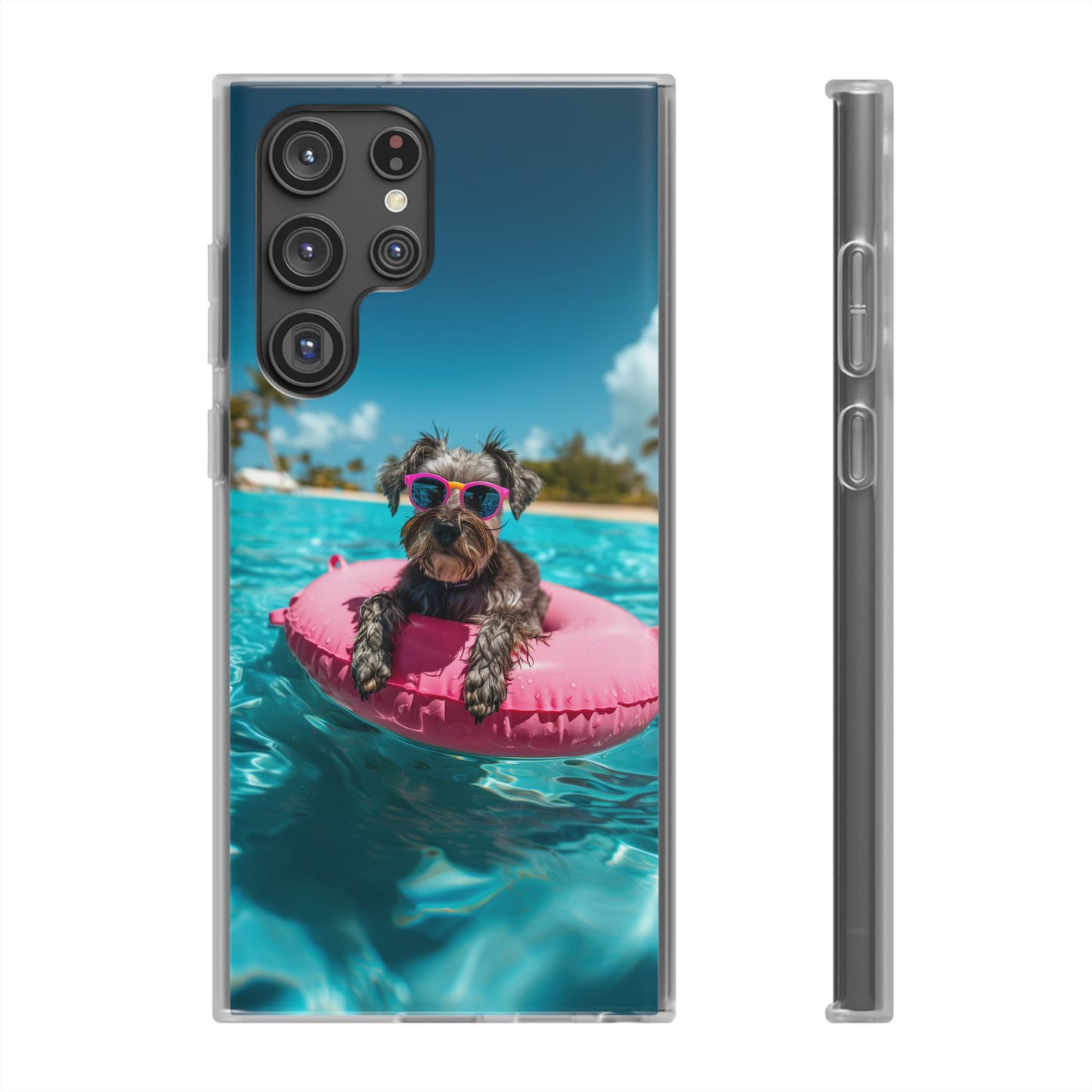 Aruba Schnauzer Summer Beach iPhone & Samsung Flexi Cases