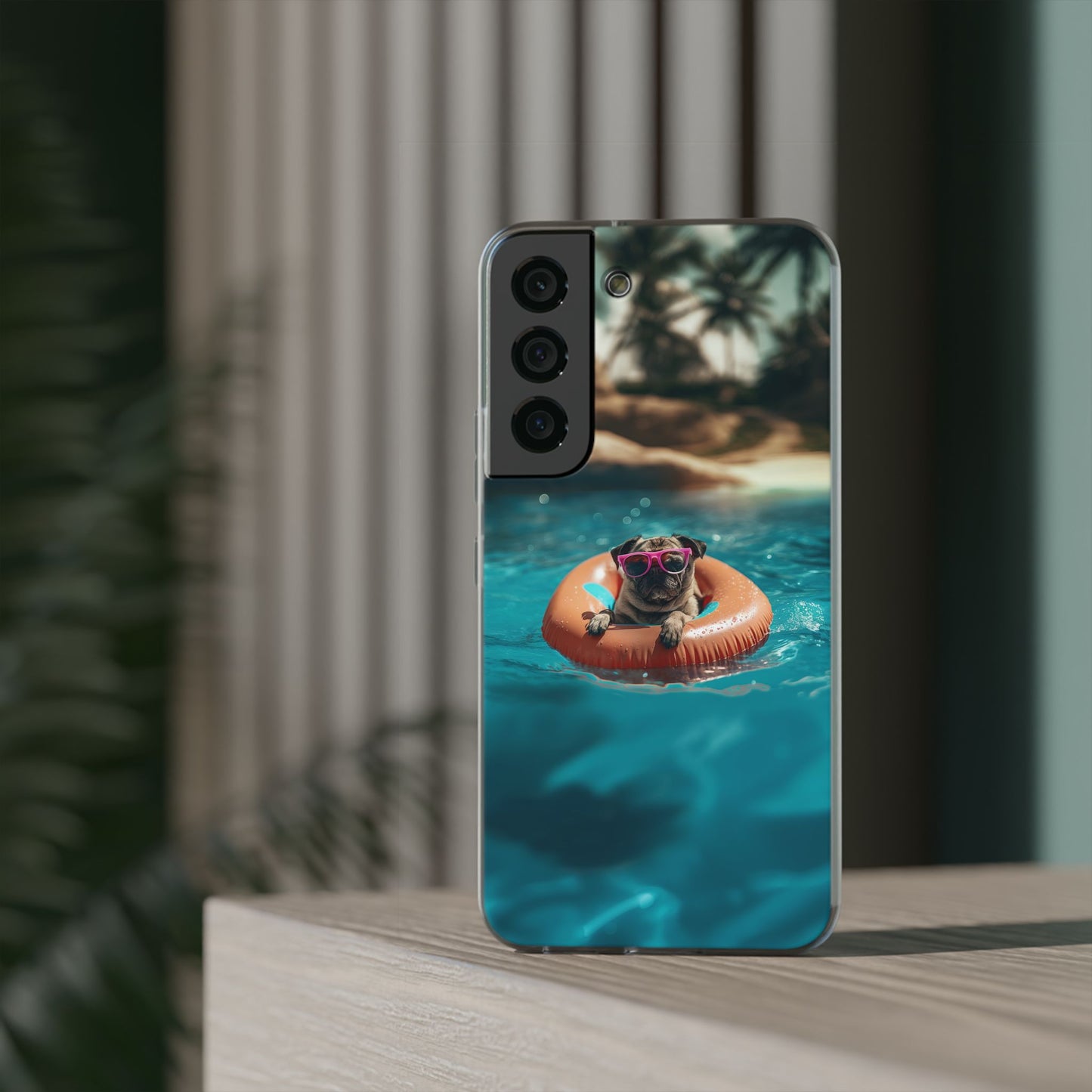 Pug Summer iPhone & Samsung Flexi Cases