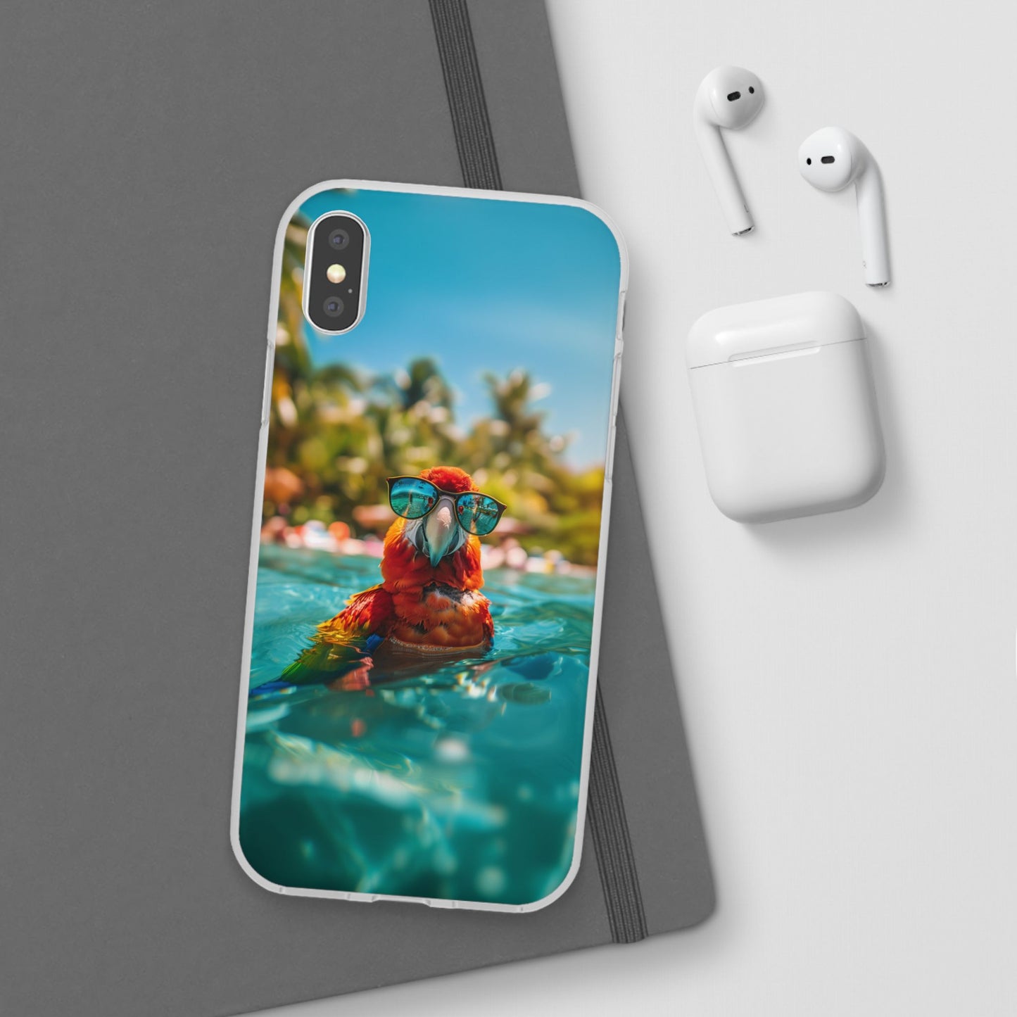 Parrot Summer iPhone & Samsung Flexi Cases