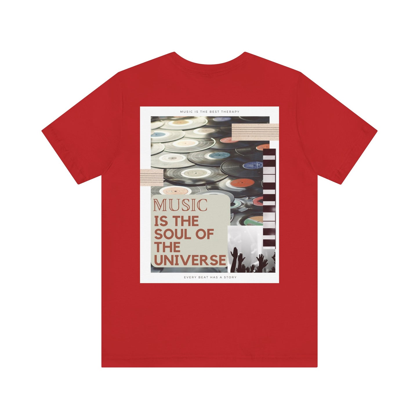 Music Is The Soul Of The Universe Unisex Jersey Short Sleeve Tee