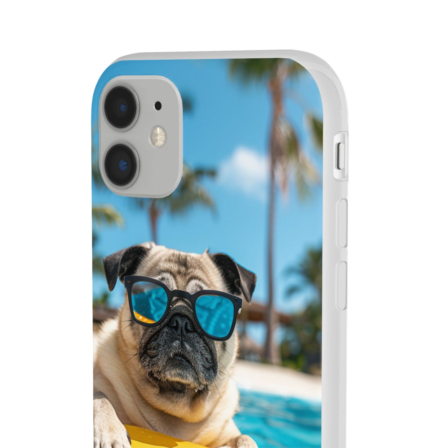Aruba Pug Summer Option #2 iPhone & Samsung Flexi Cases