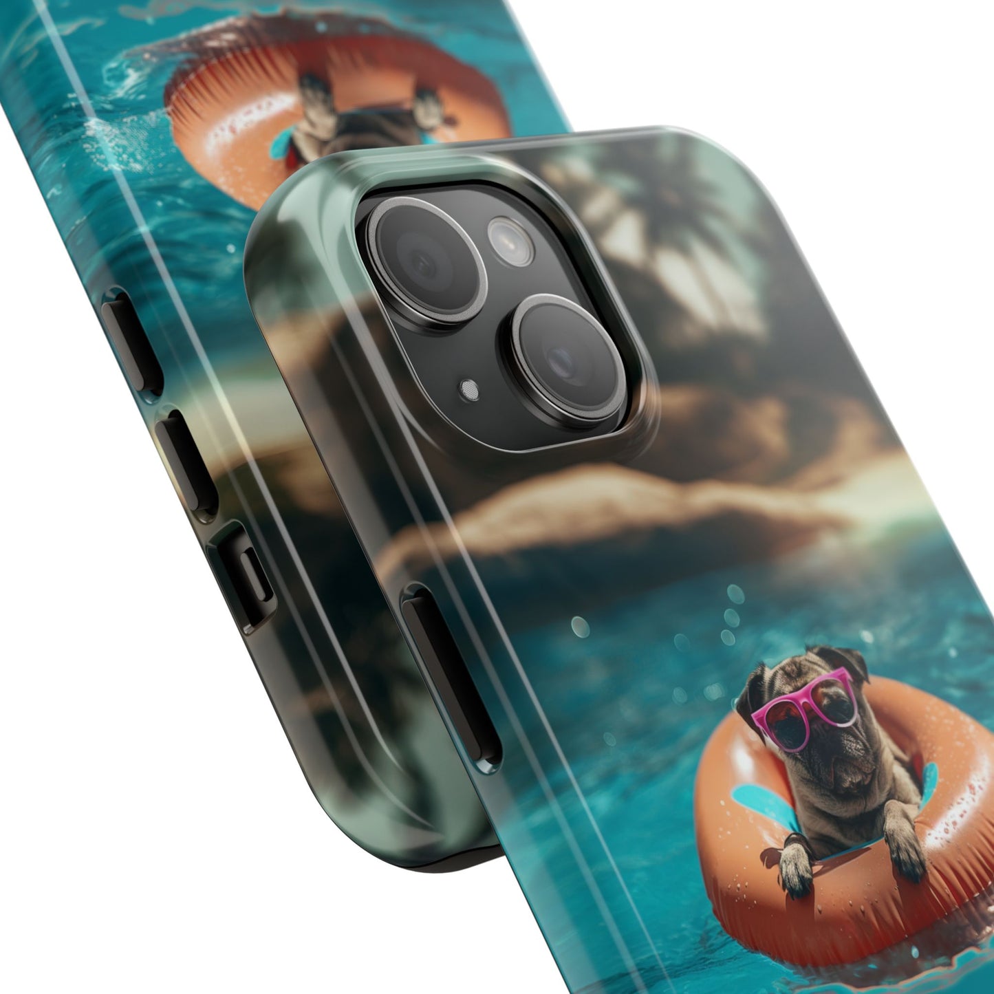Pug Summer Tough iPhone & Samsung Cases