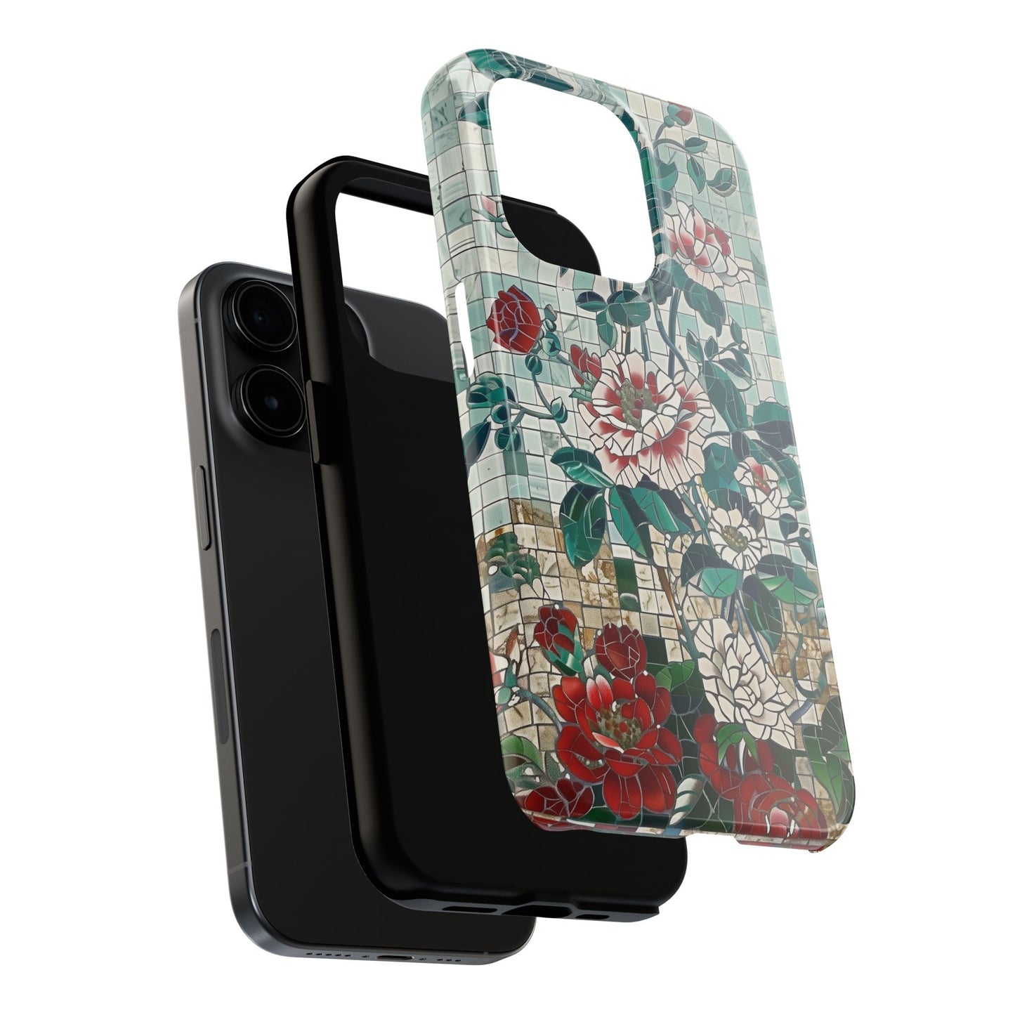 Floral Tiles Summer Tough iPhone & Samsung Cases