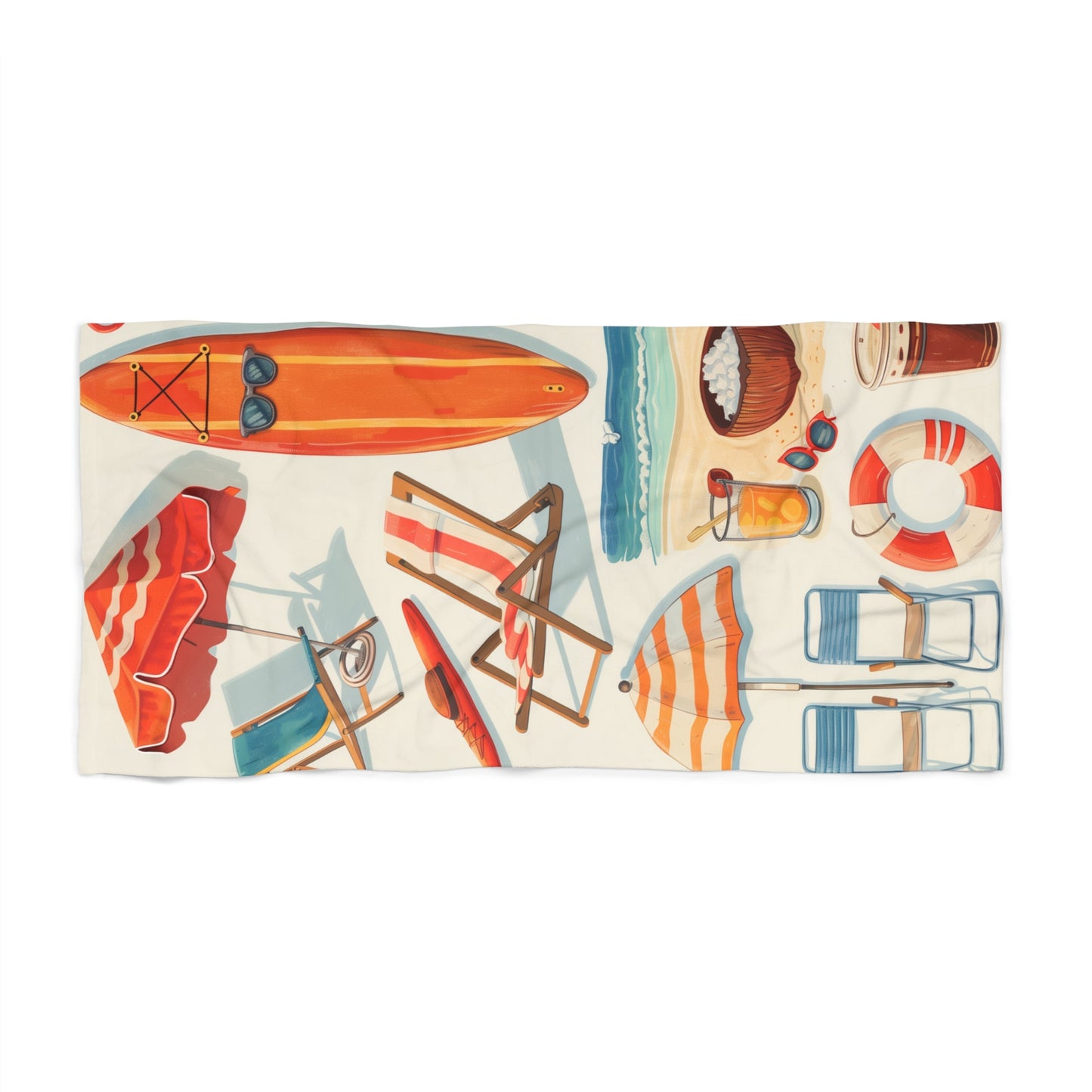 Summer Vibes Beach Towel