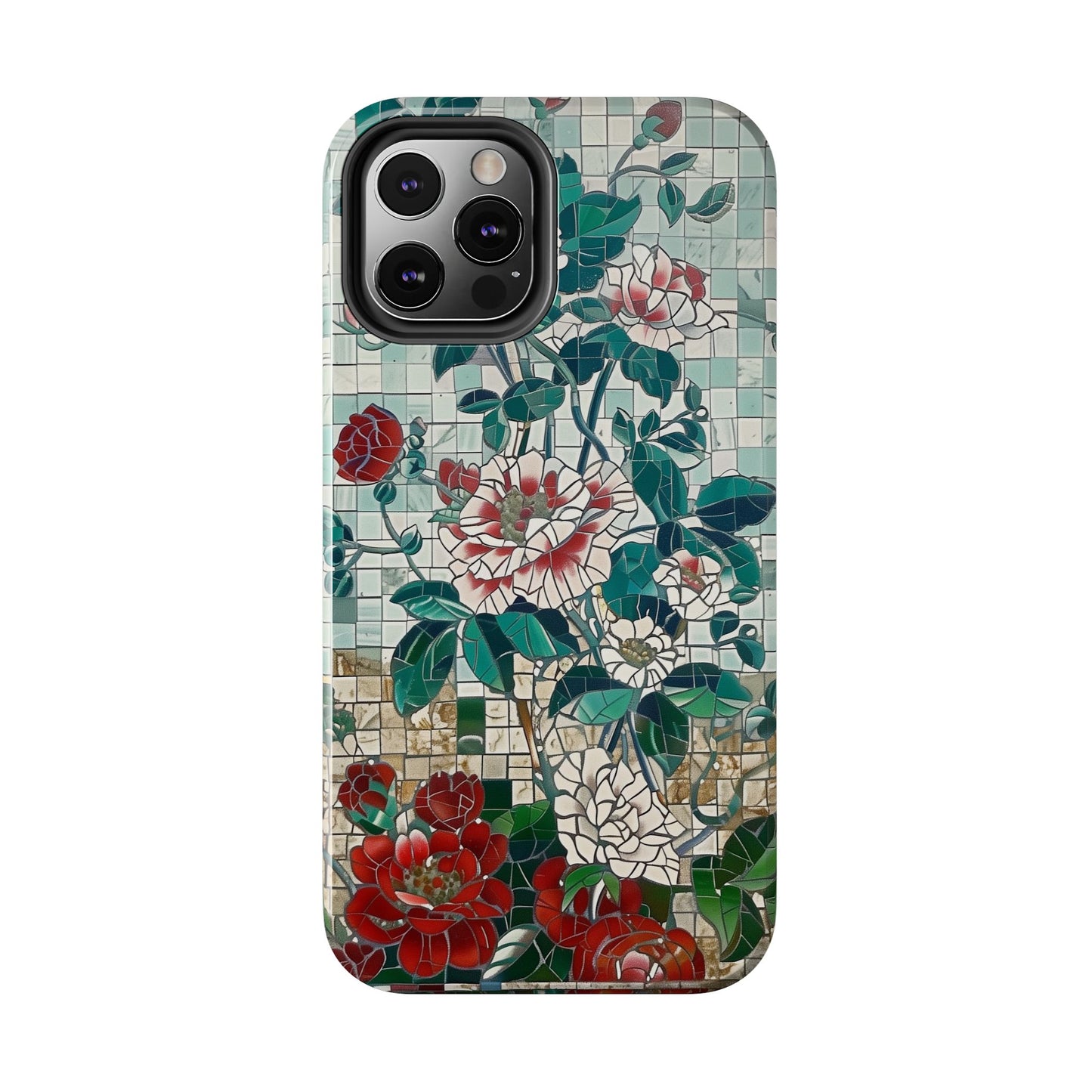 Floral Tiles Summer Tough iPhone & Samsung Cases