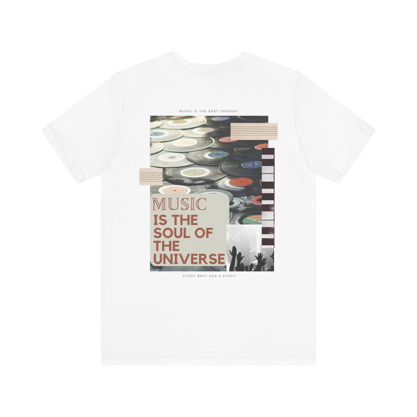 Music Is The Soul Of The Universe Unisex Jersey Short Sleeve Tee