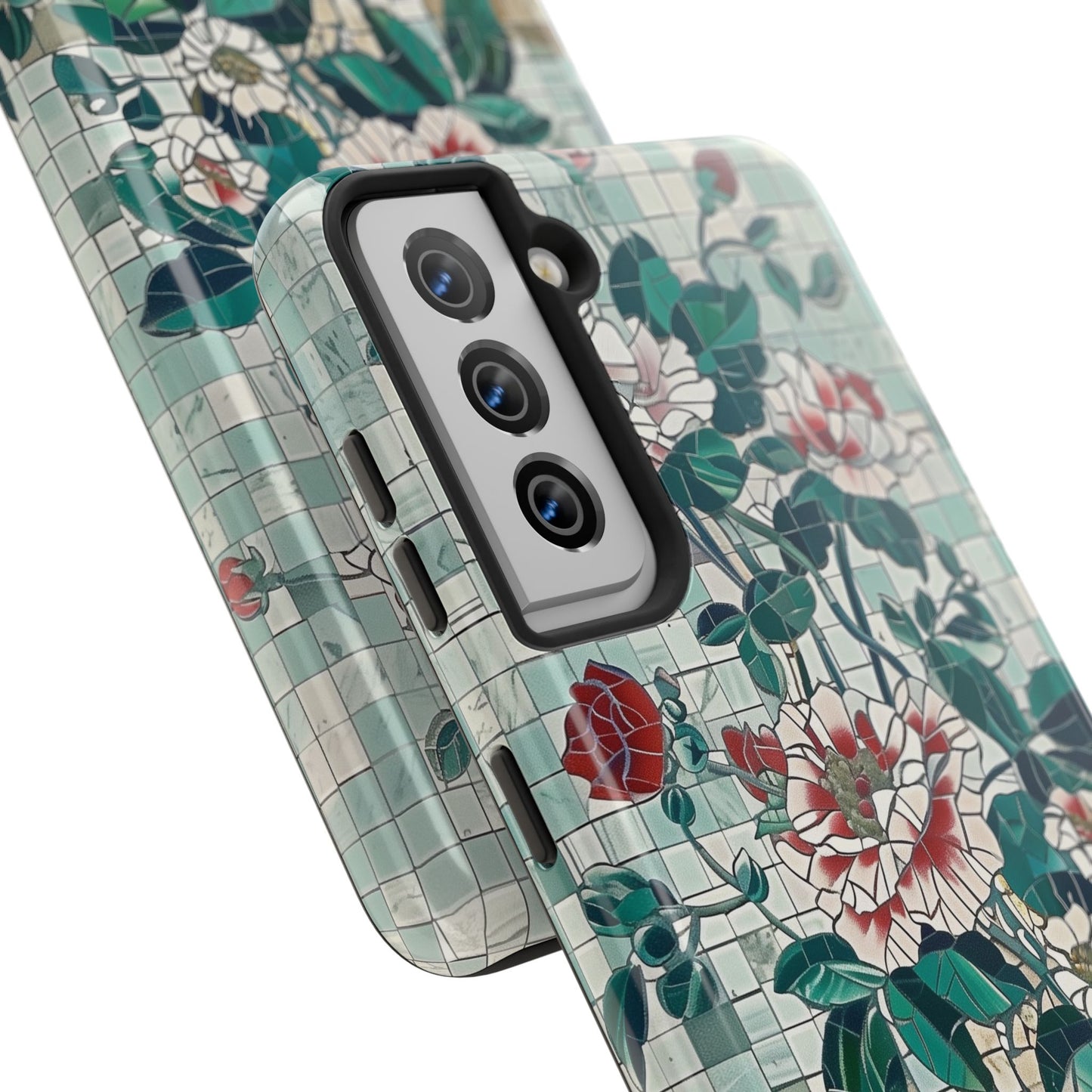 Floral Tiles Summer Tough iPhone & Samsung Cases