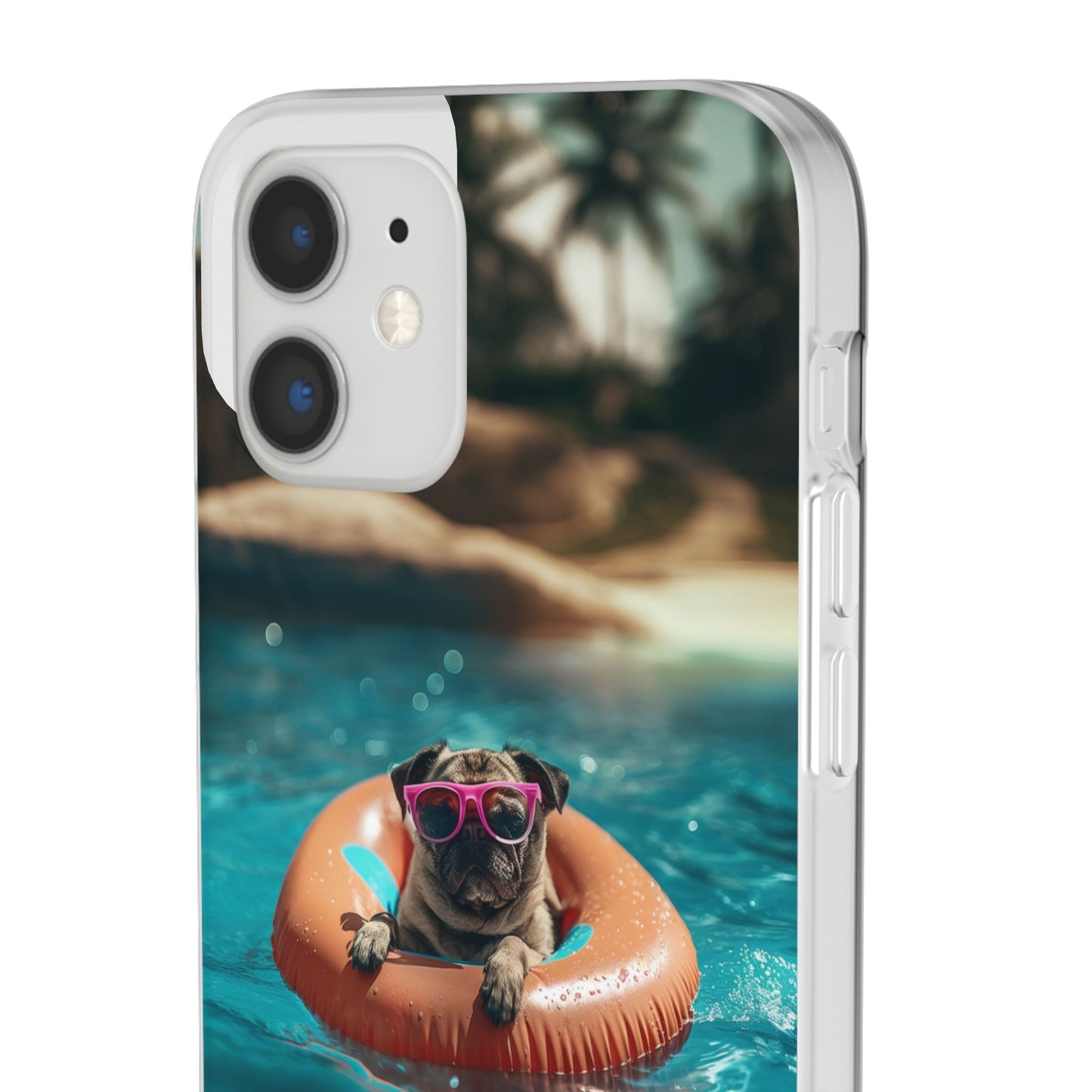 Pug Summer iPhone & Samsung Flexi Cases