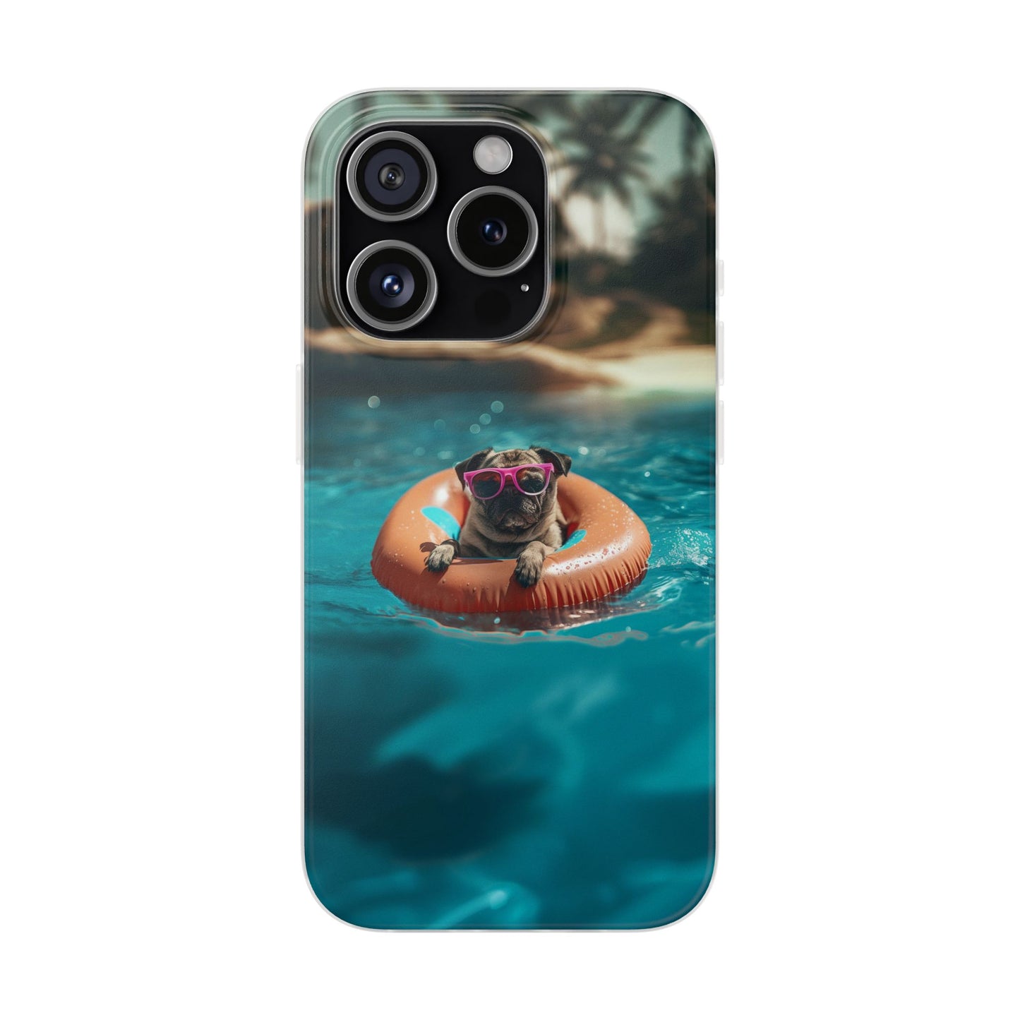 Pug Summer iPhone & Samsung Flexi Cases
