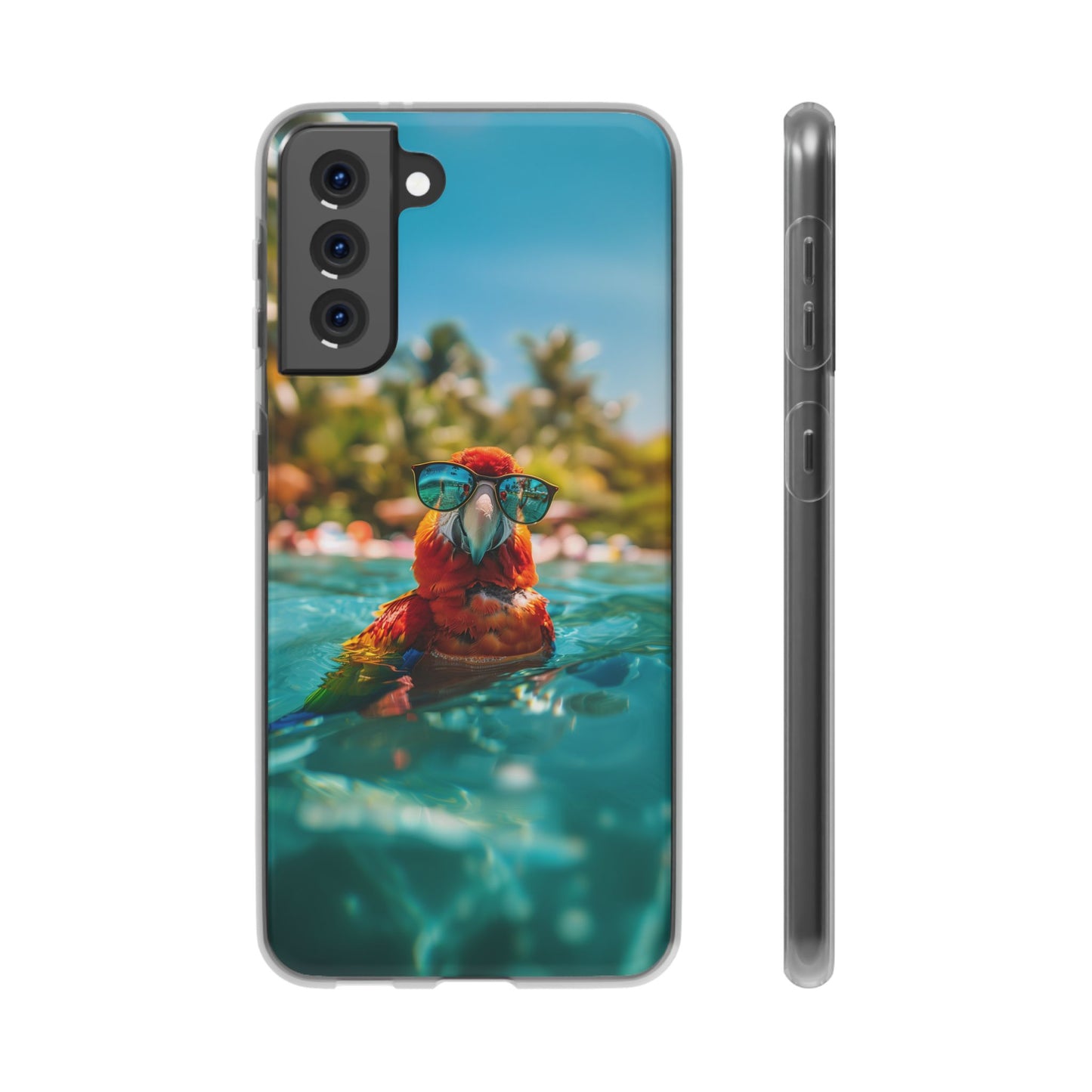 Parrot Summer iPhone & Samsung Flexi Cases
