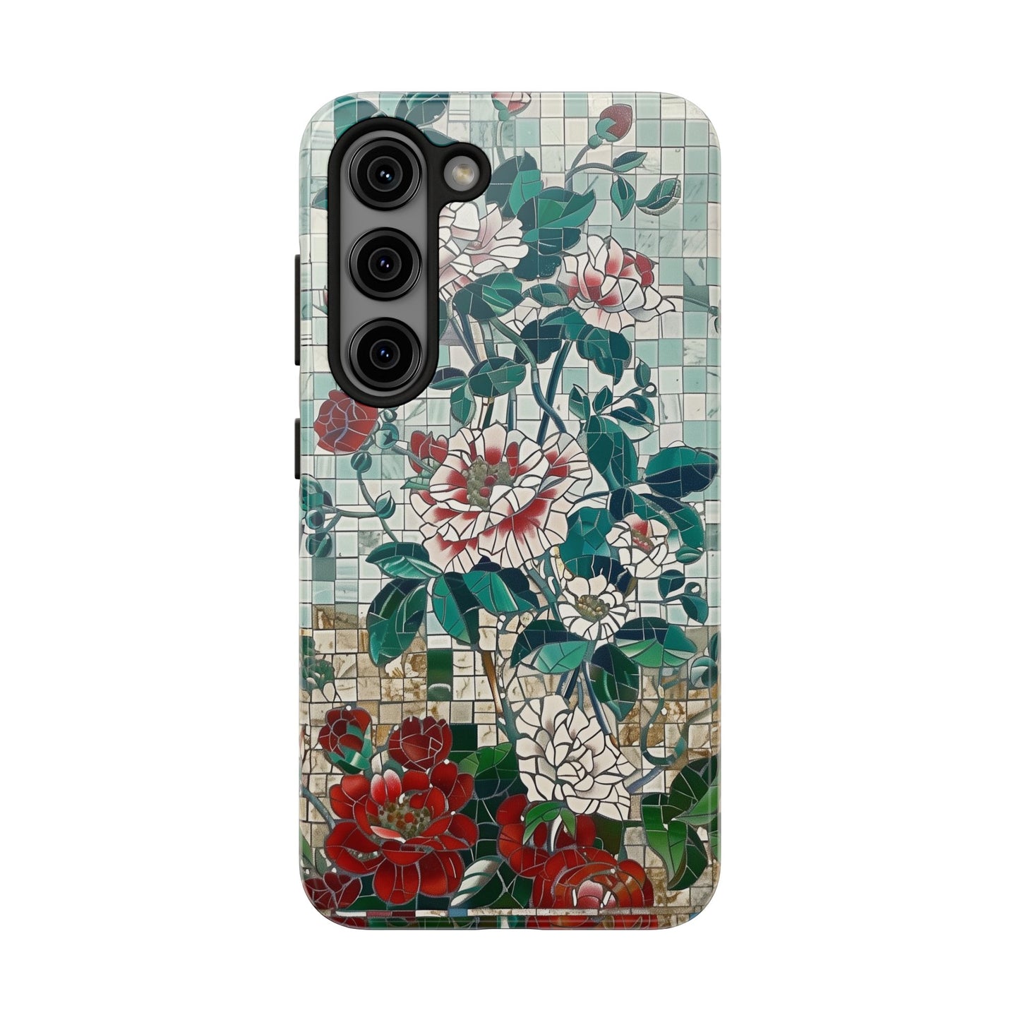 Floral Tiles Summer Tough iPhone & Samsung Cases