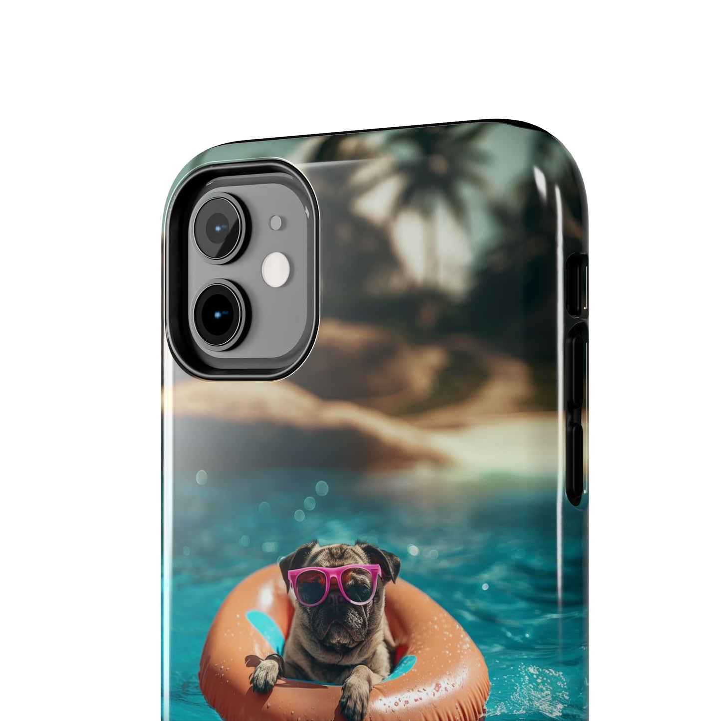 Pug Summer Tough iPhone & Samsung Cases