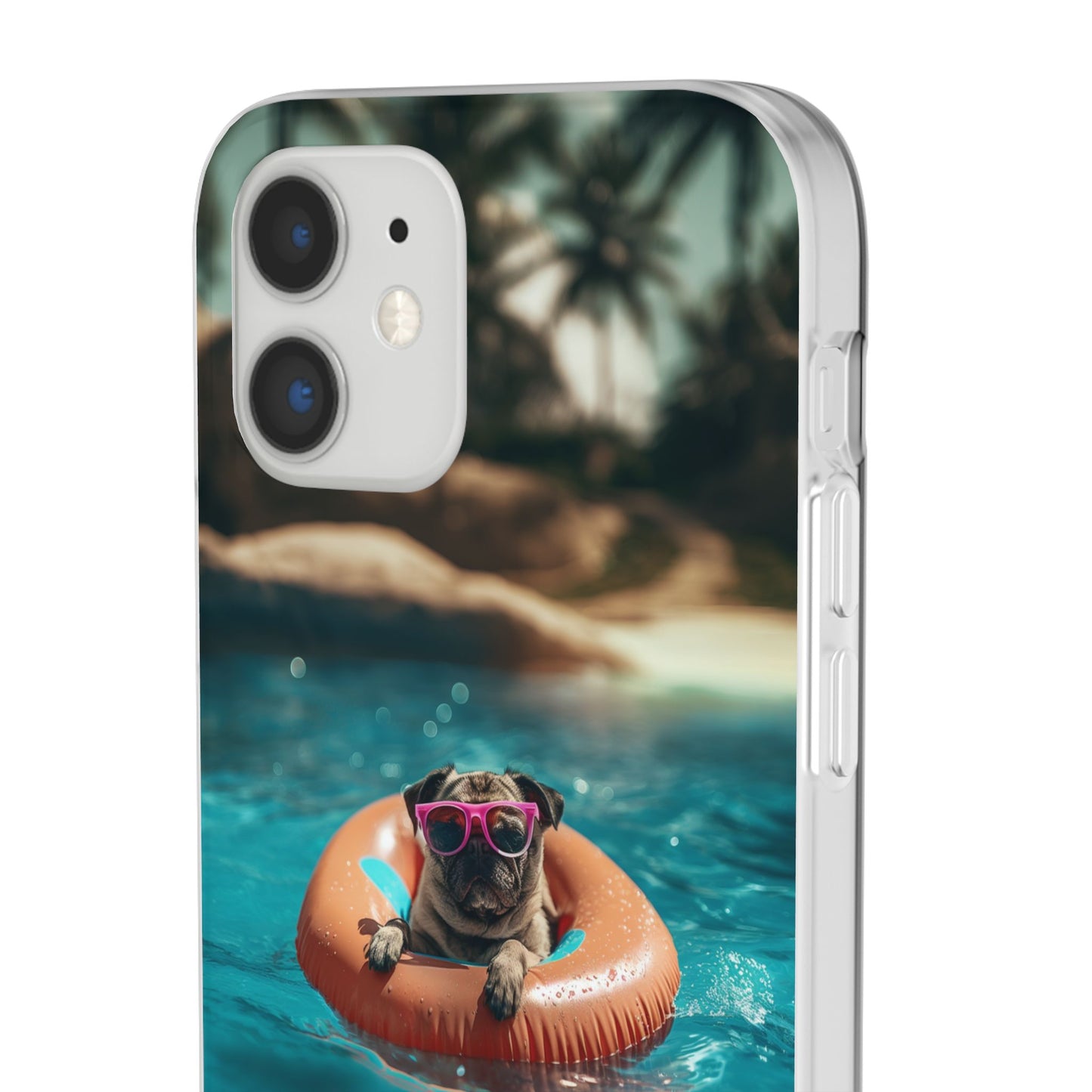 Pug Summer iPhone & Samsung Flexi Cases