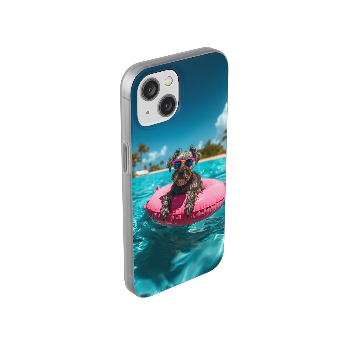 Aruba Schnauzer Summer Beach iPhone & Samsung Flexi Cases