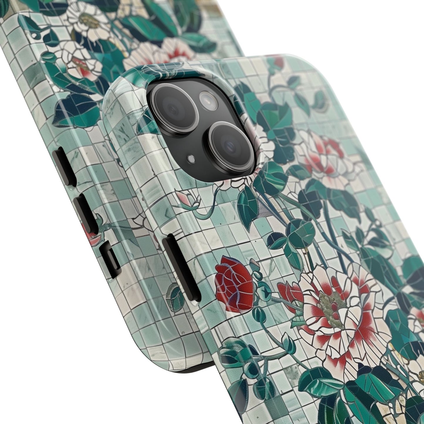 Floral Tiles Summer Tough iPhone & Samsung Cases