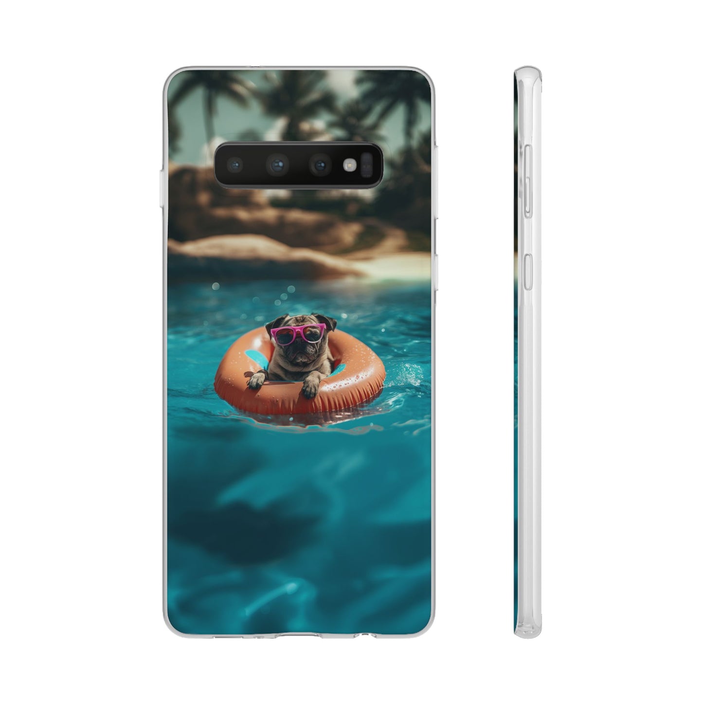 Pug Summer iPhone & Samsung Flexi Cases