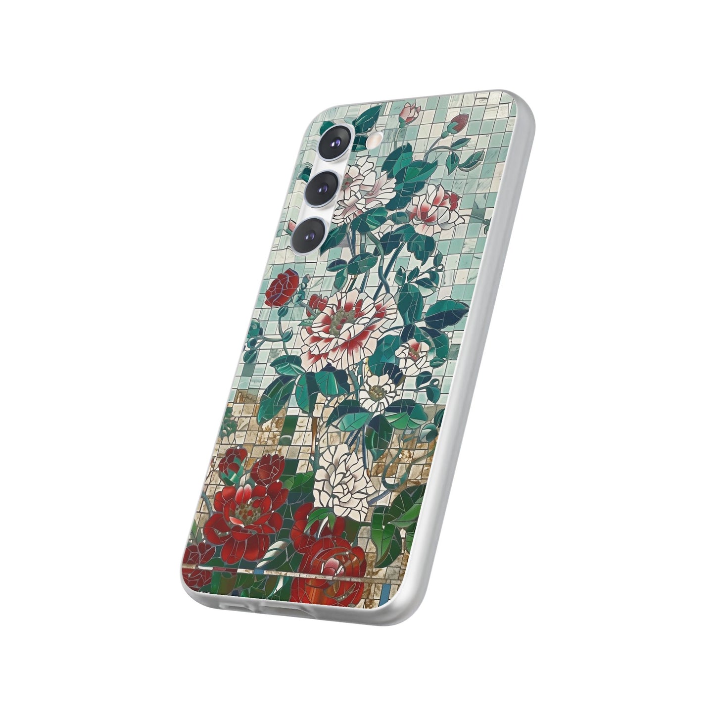 Floral Tiles Summer iPhone & Samsung Flexi Cases