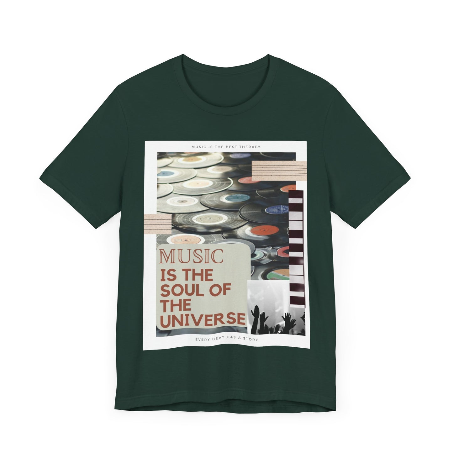 Music Is The Soul Of The Universe Unisex Jersey Short Sleeve Tee