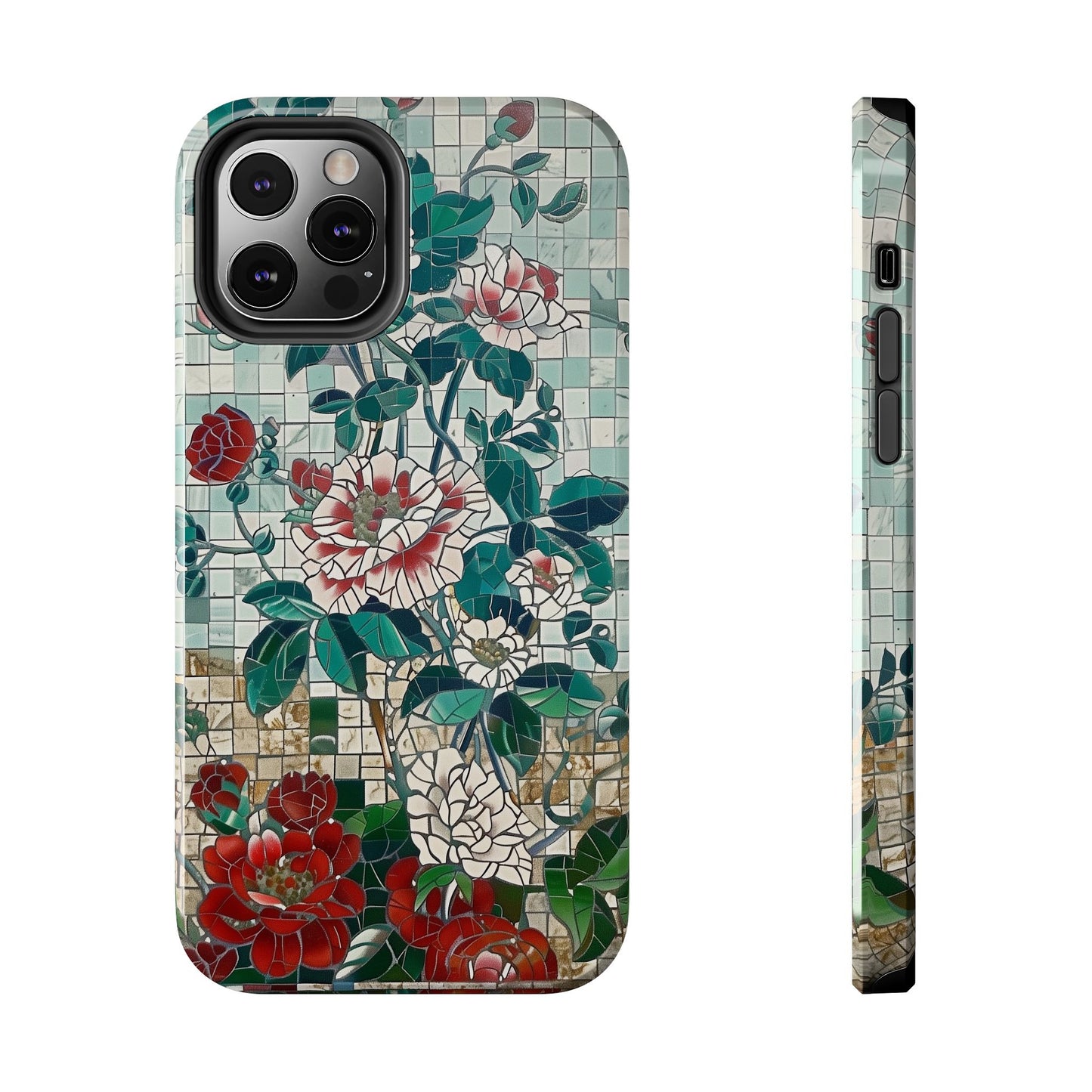 Floral Tiles Summer Tough iPhone & Samsung Cases
