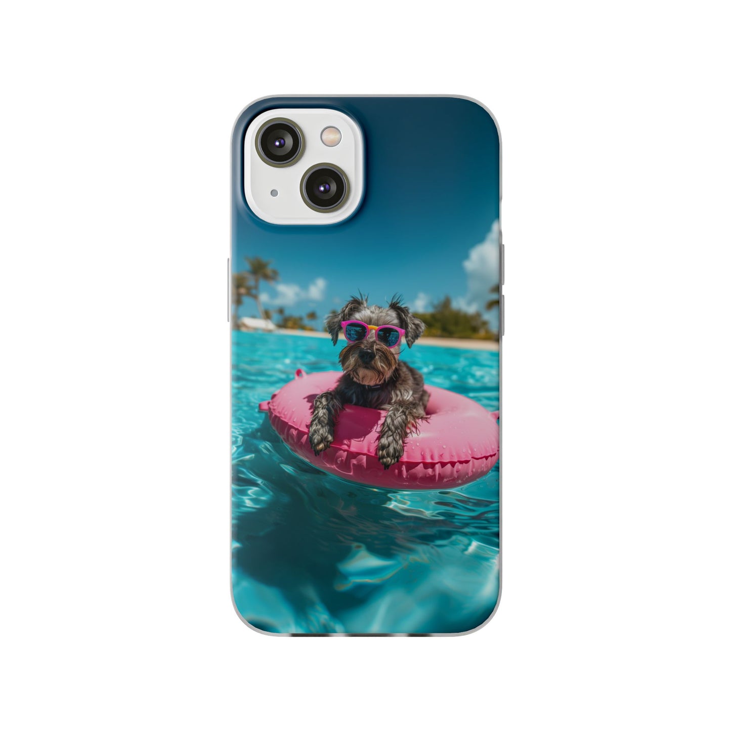 Aruba Schnauzer Summer Beach iPhone & Samsung Flexi Cases