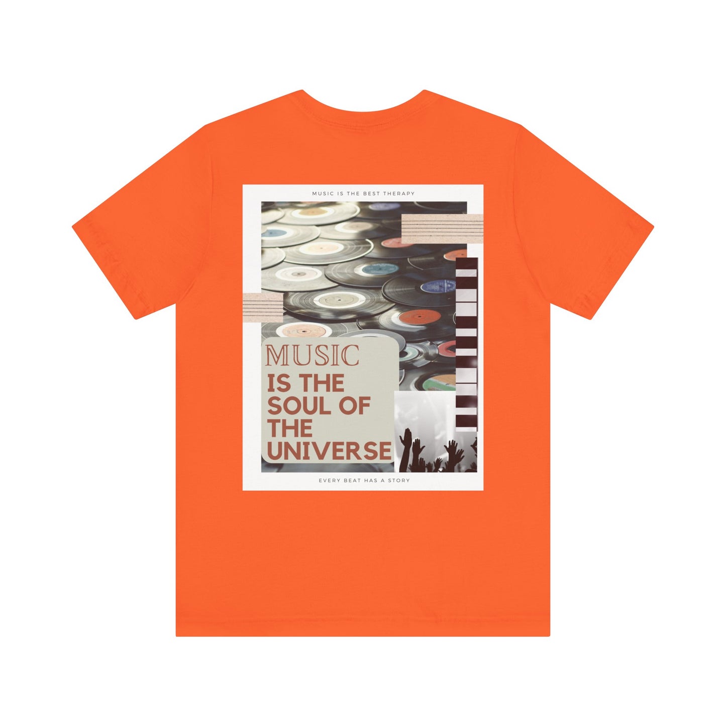 Music Is The Soul Of The Universe Unisex Jersey Short Sleeve Tee