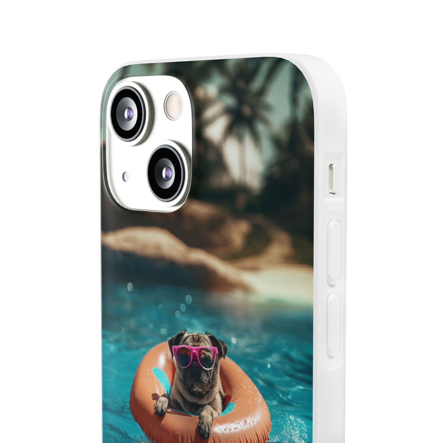 Pug Summer iPhone & Samsung Flexi Cases