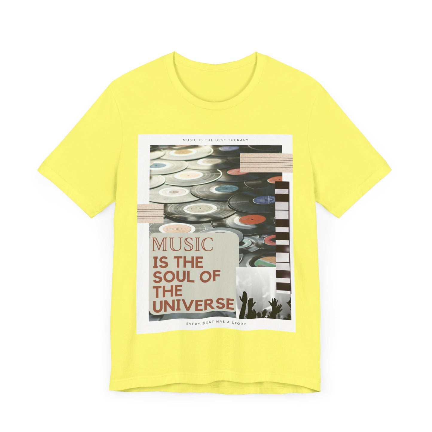 Music Is The Soul Of The Universe Unisex Jersey Short Sleeve Tee
