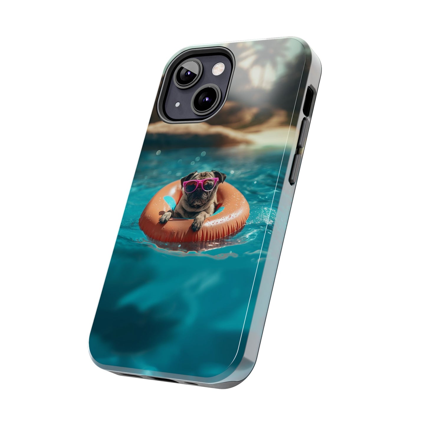 Pug Summer Tough iPhone & Samsung Cases