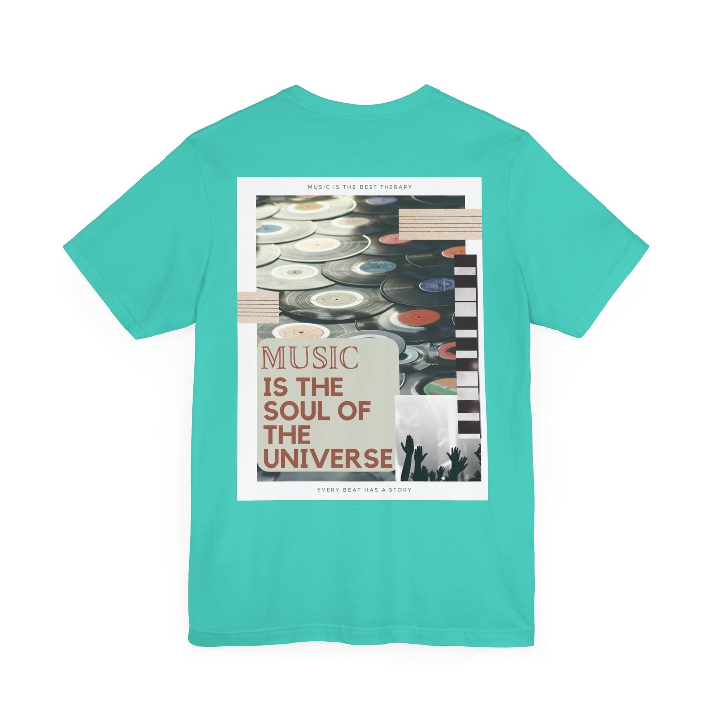 Music Is The Soul Of The Universe Unisex Jersey Short Sleeve Tee