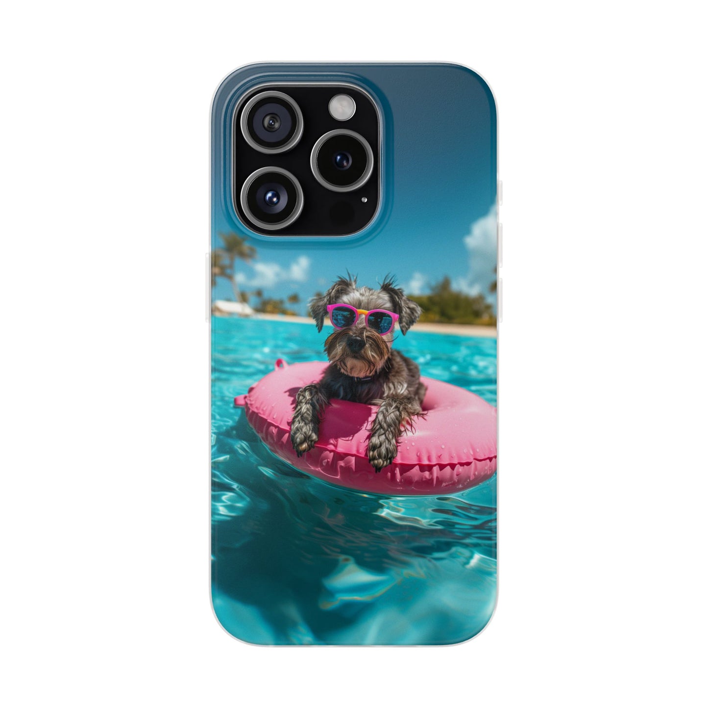 Aruba Schnauzer Summer Beach iPhone & Samsung Flexi Cases