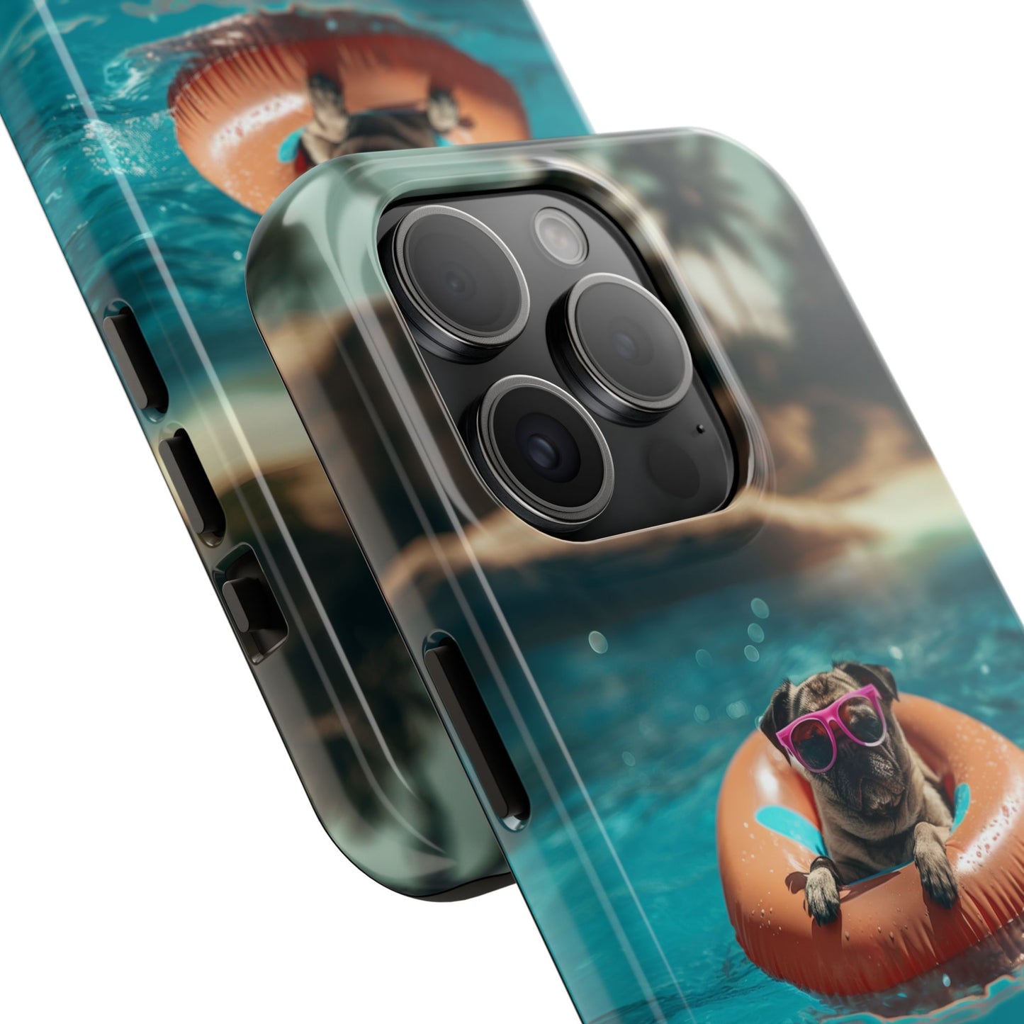Pug Summer Tough iPhone & Samsung Cases