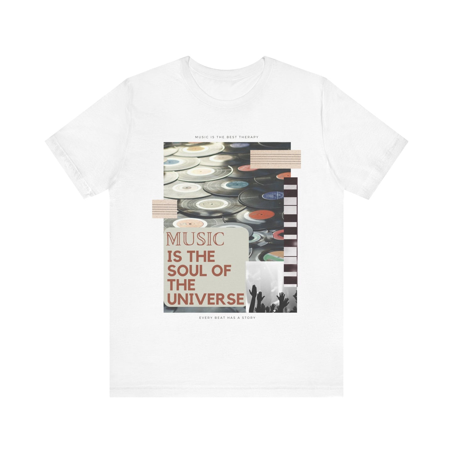 Music Is The Soul Of The Universe Unisex Jersey Short Sleeve Tee