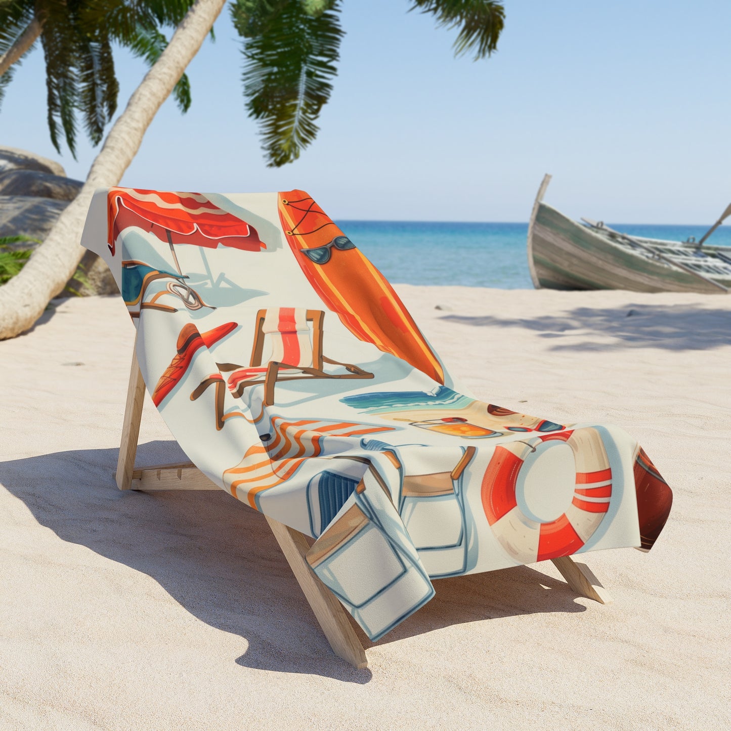 Summer Vibes Beach Towel