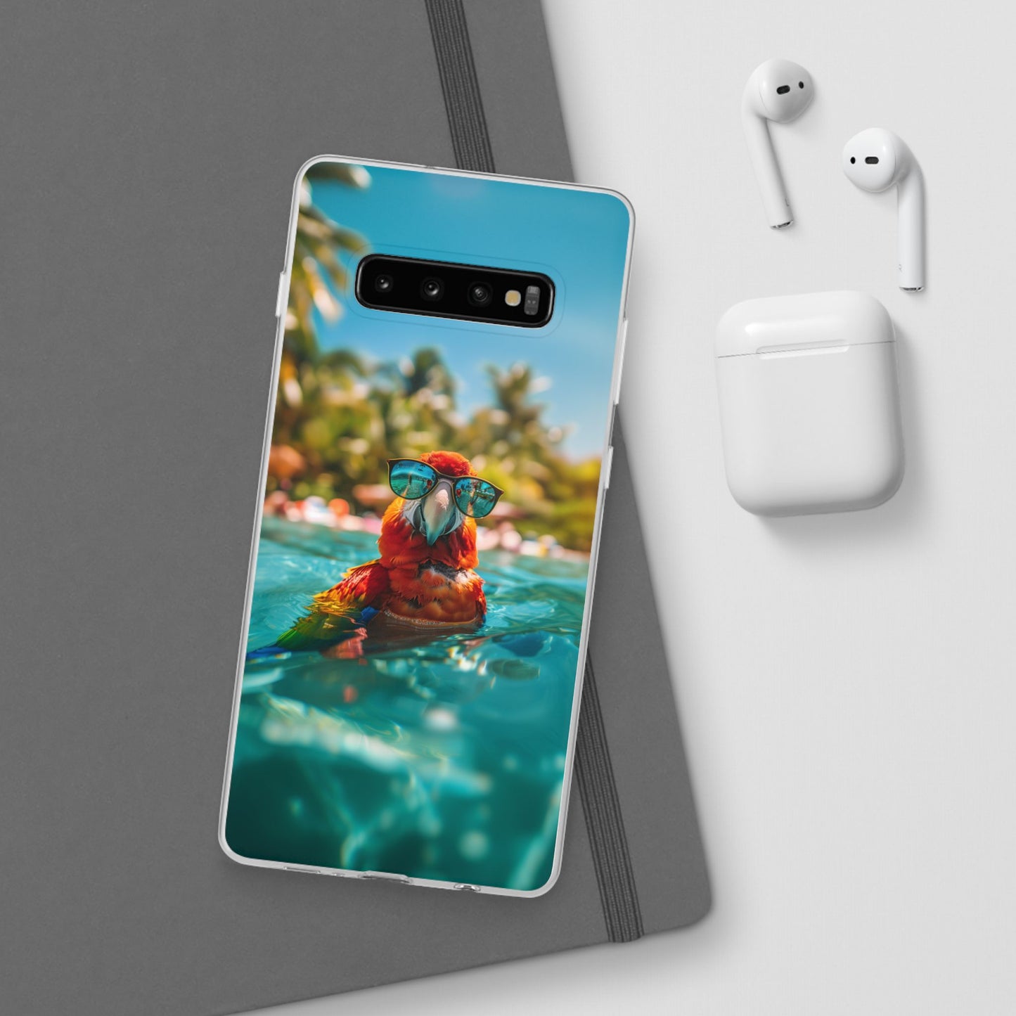 Parrot Summer iPhone & Samsung Flexi Cases