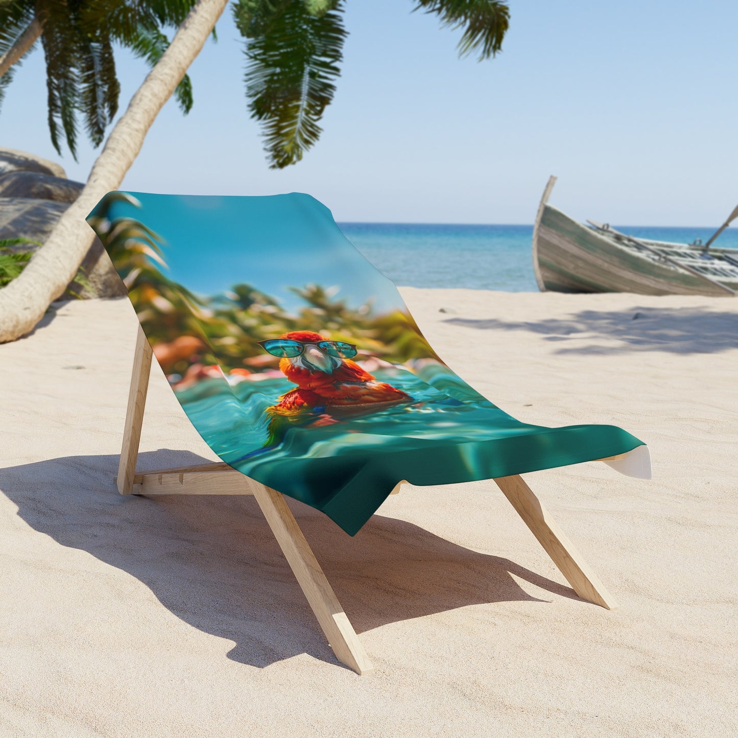Parrot Beach Towel