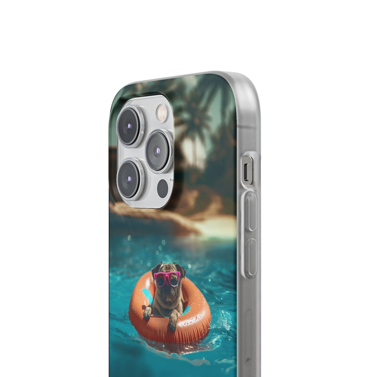 Pug Summer iPhone & Samsung Flexi Cases