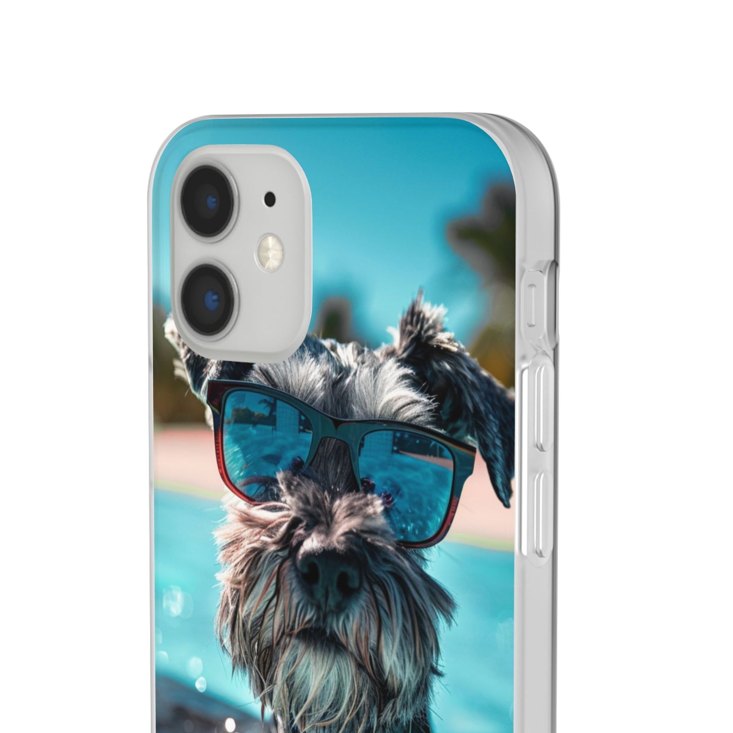 Aruba Schnauzer Option #2 Summer Beach iPhone & Samsung Flexi Cases