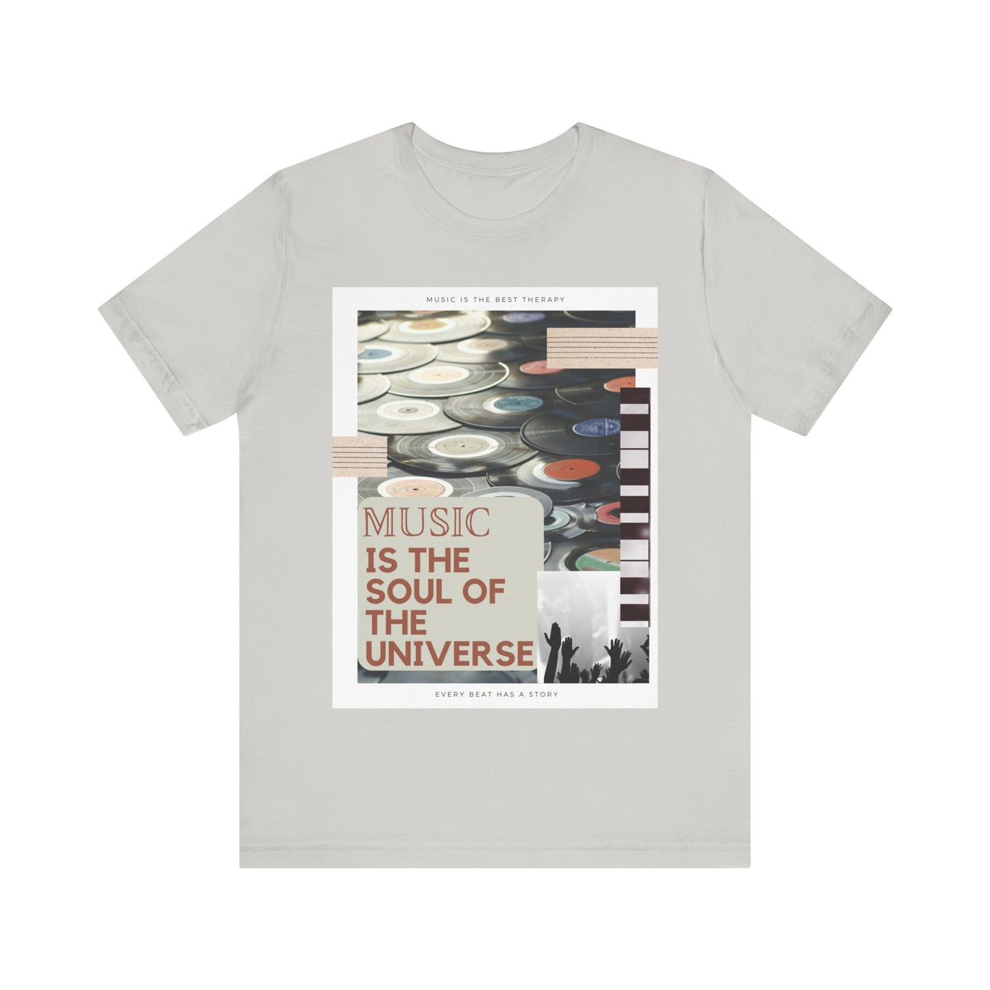 Music Is The Soul Of The Universe Unisex Jersey Short Sleeve Tee