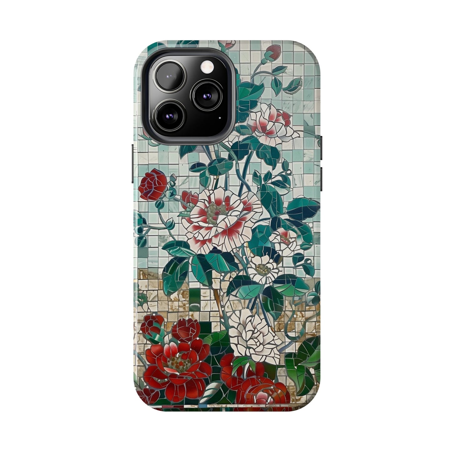 Floral Tiles Summer Tough iPhone & Samsung Cases