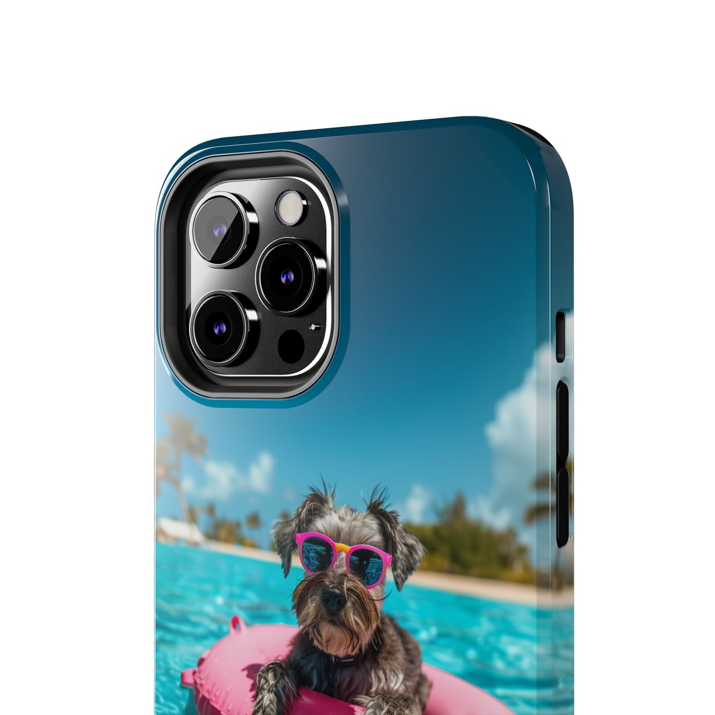 Schnauzer Summer Beach Tough iPhone & Samsung Cases