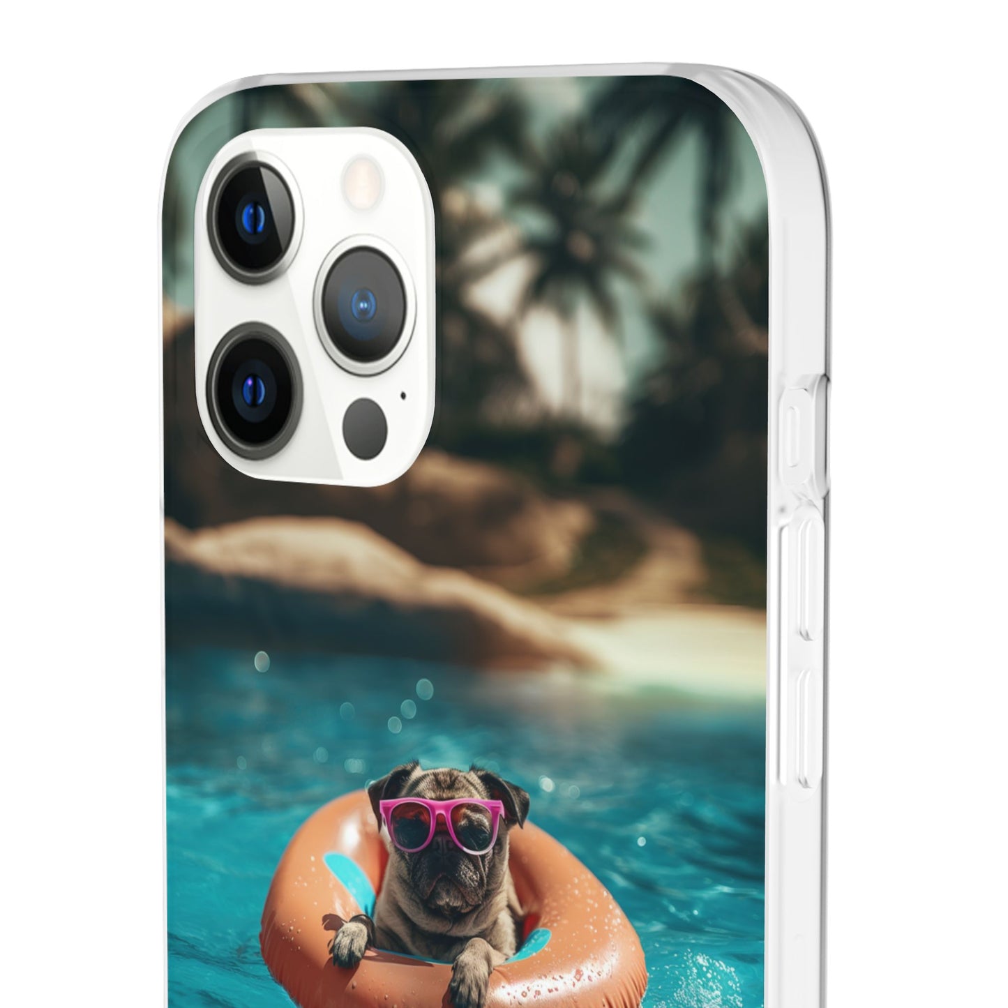 Pug Summer iPhone & Samsung Flexi Cases
