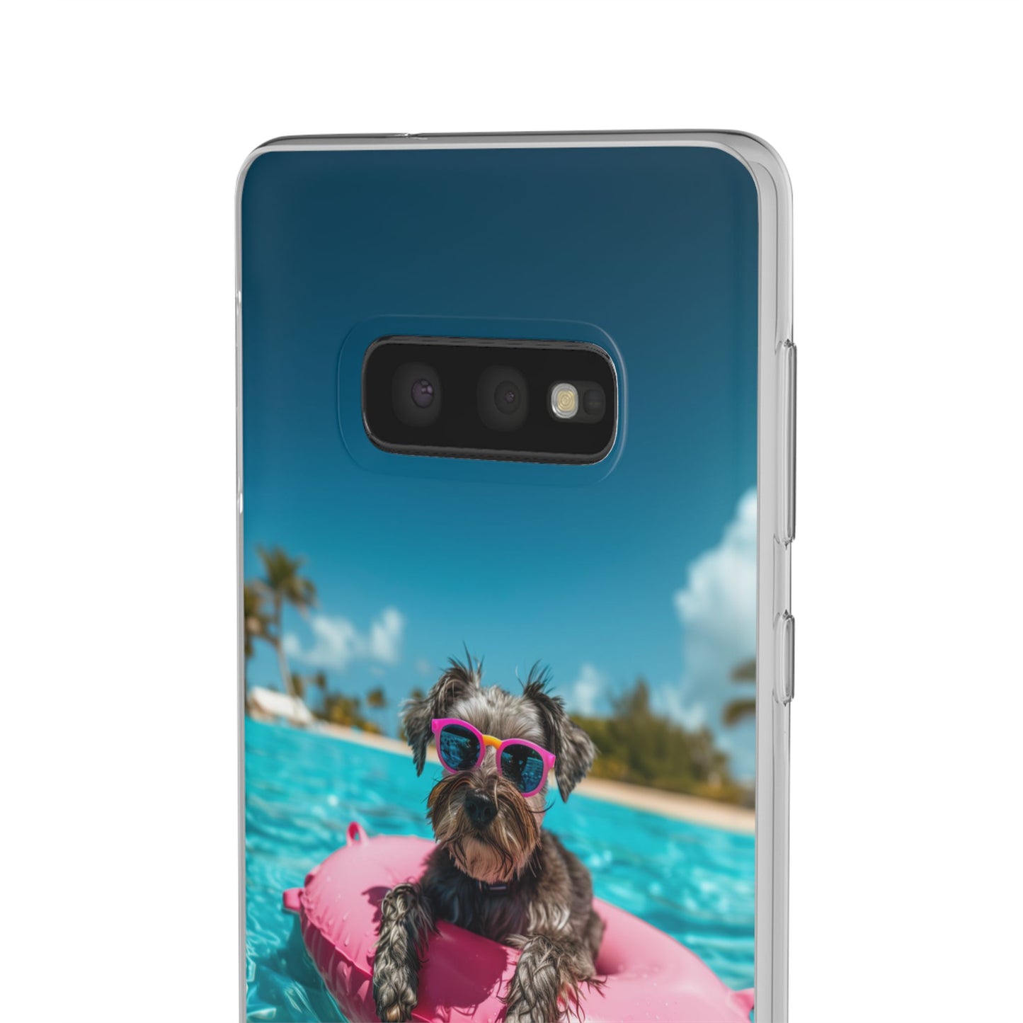 Aruba Schnauzer Summer Beach iPhone & Samsung Flexi Cases