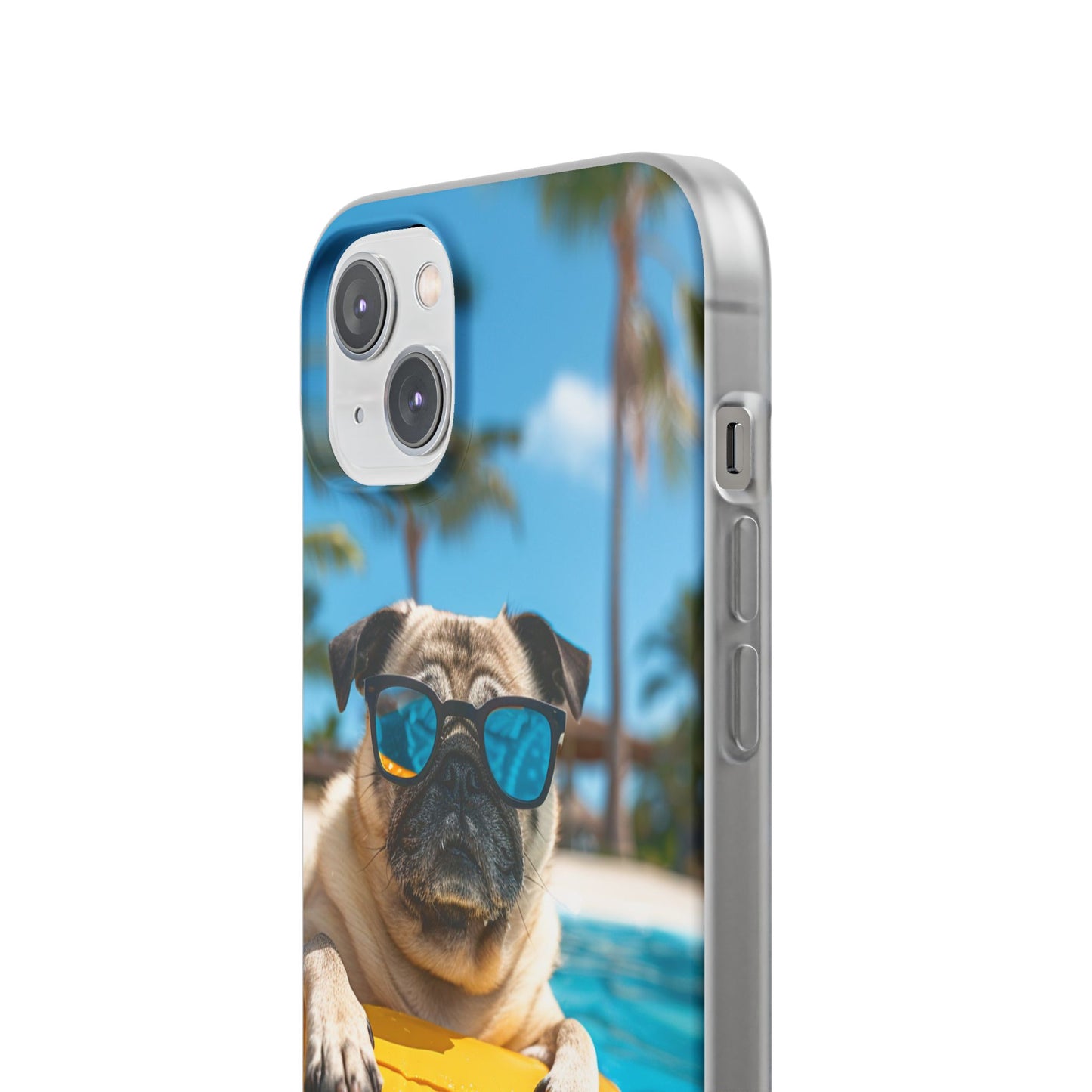 Aruba Pug Summer Option #2 iPhone & Samsung Flexi Cases