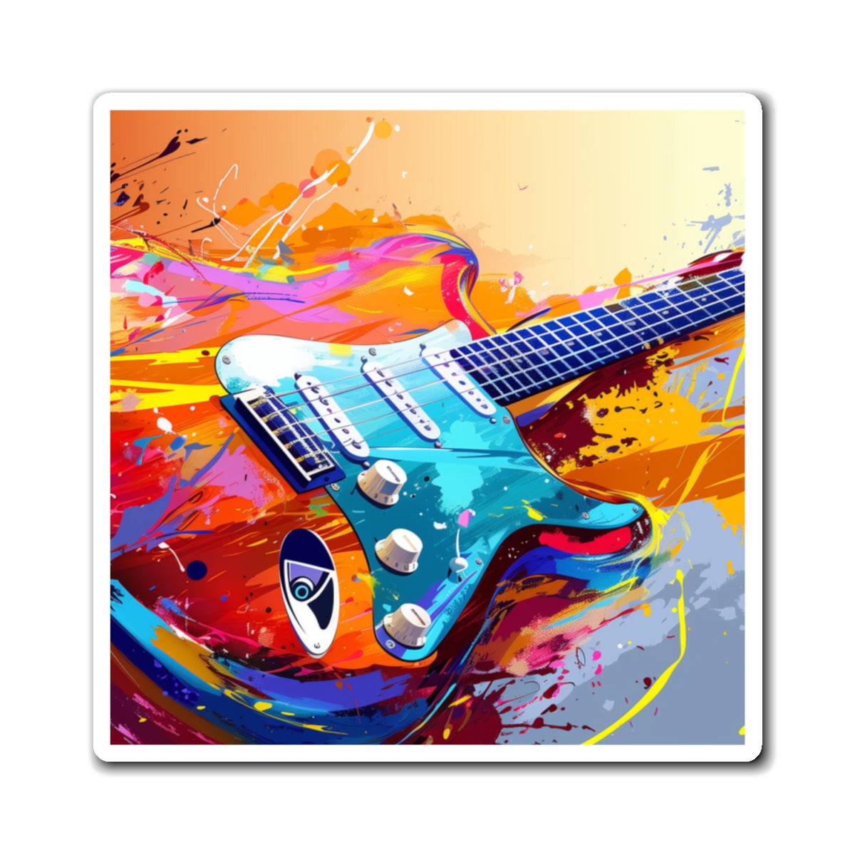Guitar Music Magnets