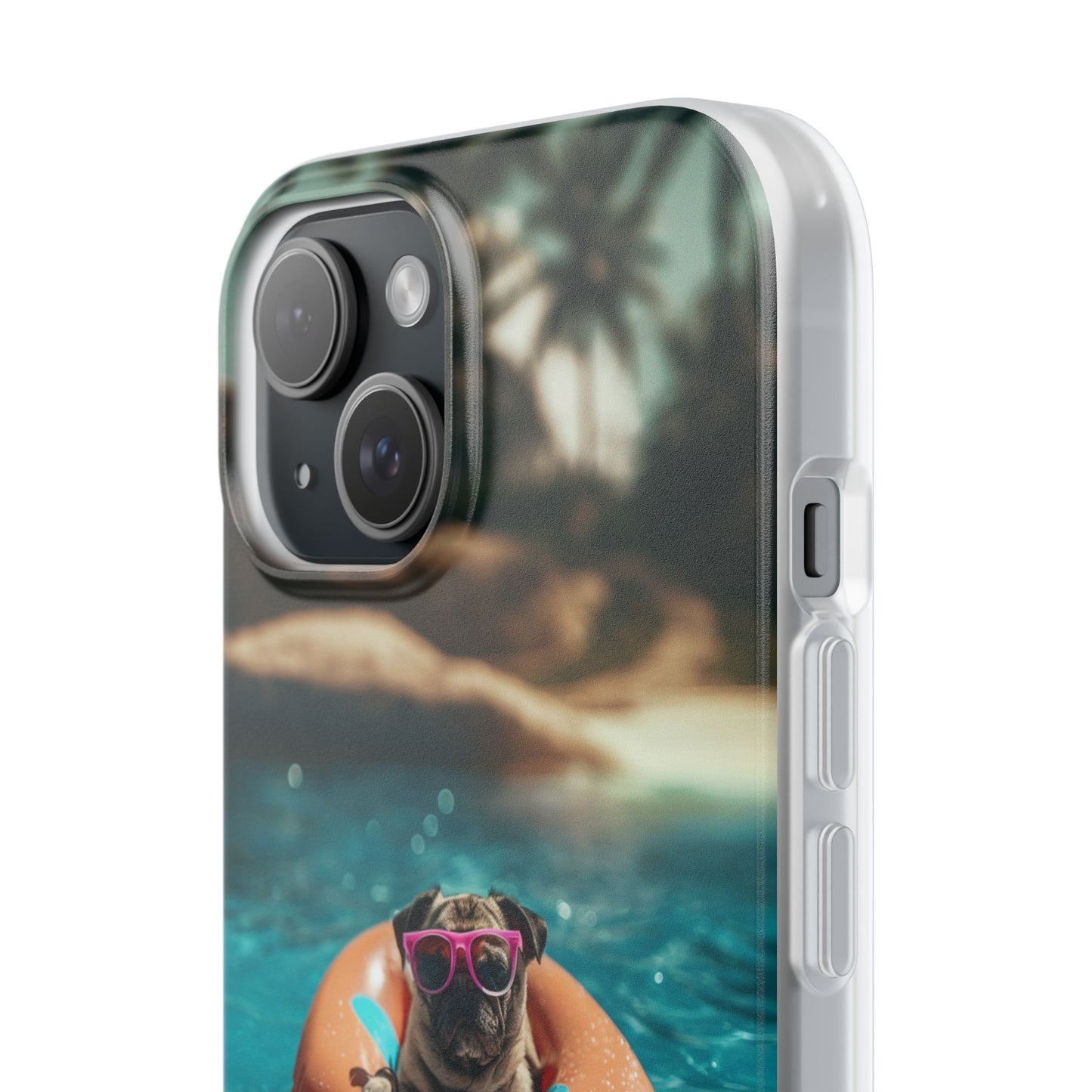 Pug Summer iPhone & Samsung Flexi Cases