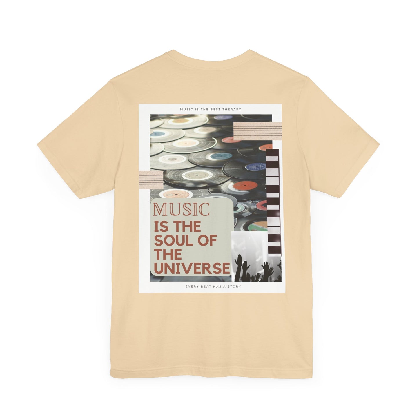Music Is The Soul Of The Universe Unisex Jersey Short Sleeve Tee