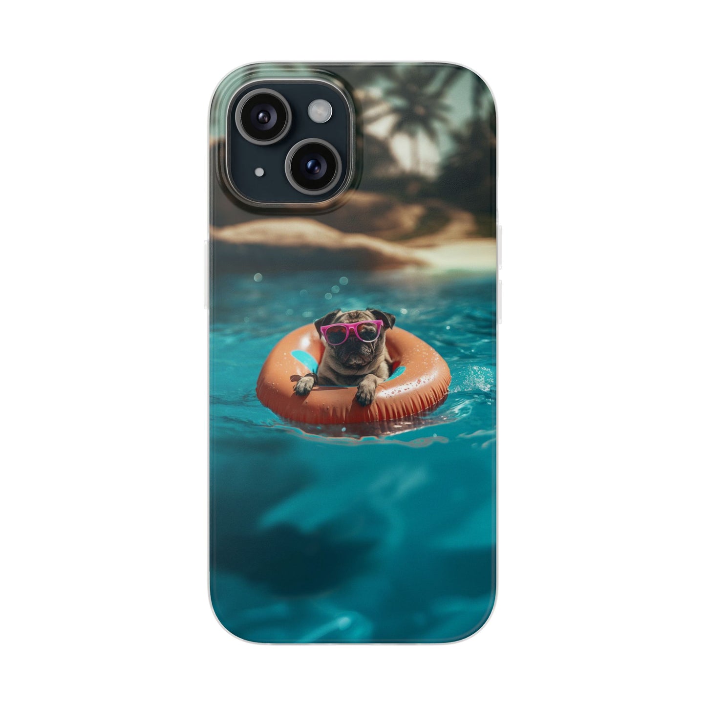 Pug Summer iPhone & Samsung Flexi Cases