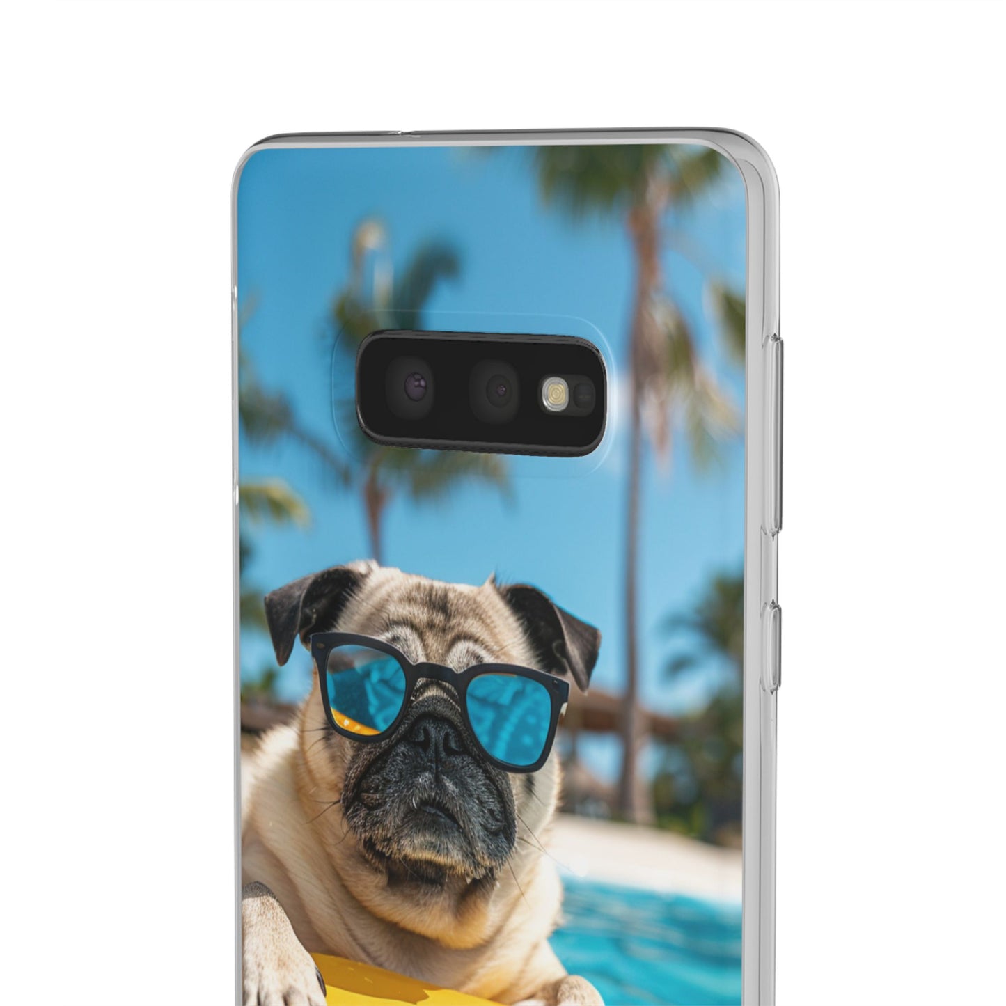 Aruba Pug Summer Option #2 iPhone & Samsung Flexi Cases